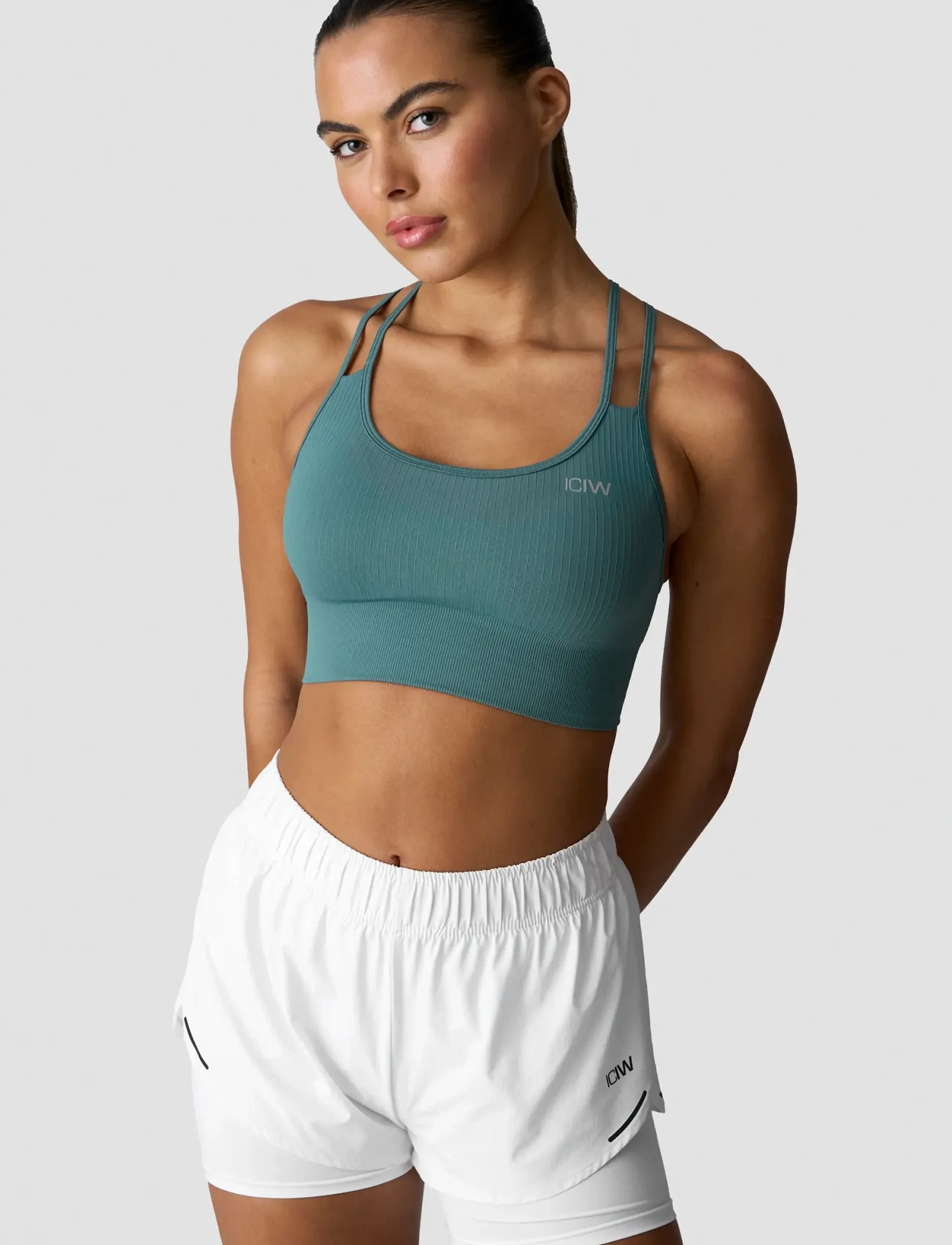ICANIWILL - Ribbed Define Seamless Sports Bra - lowest prices - light jungle green - 4
