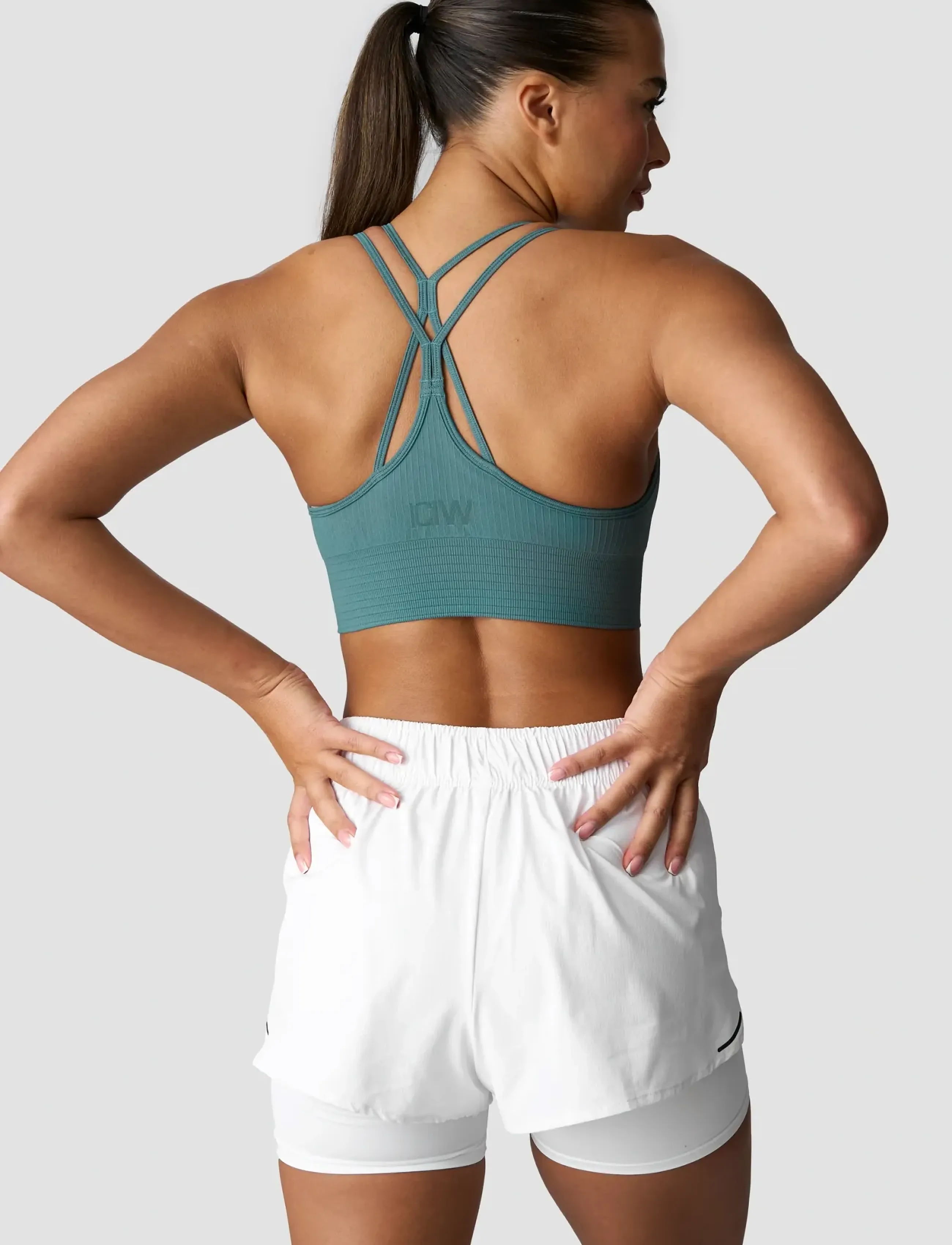 ICANIWILL - Ribbed Define Seamless Sports Bra - lowest prices - light jungle green - 5