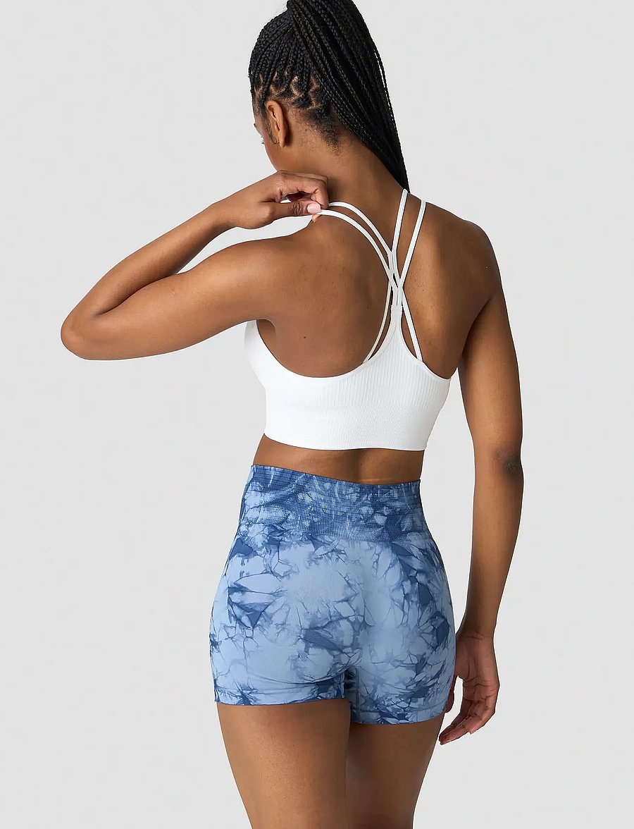 ICANIWILL - Ribbed Define Seamless Sports Bra - sport bh's - white - 0