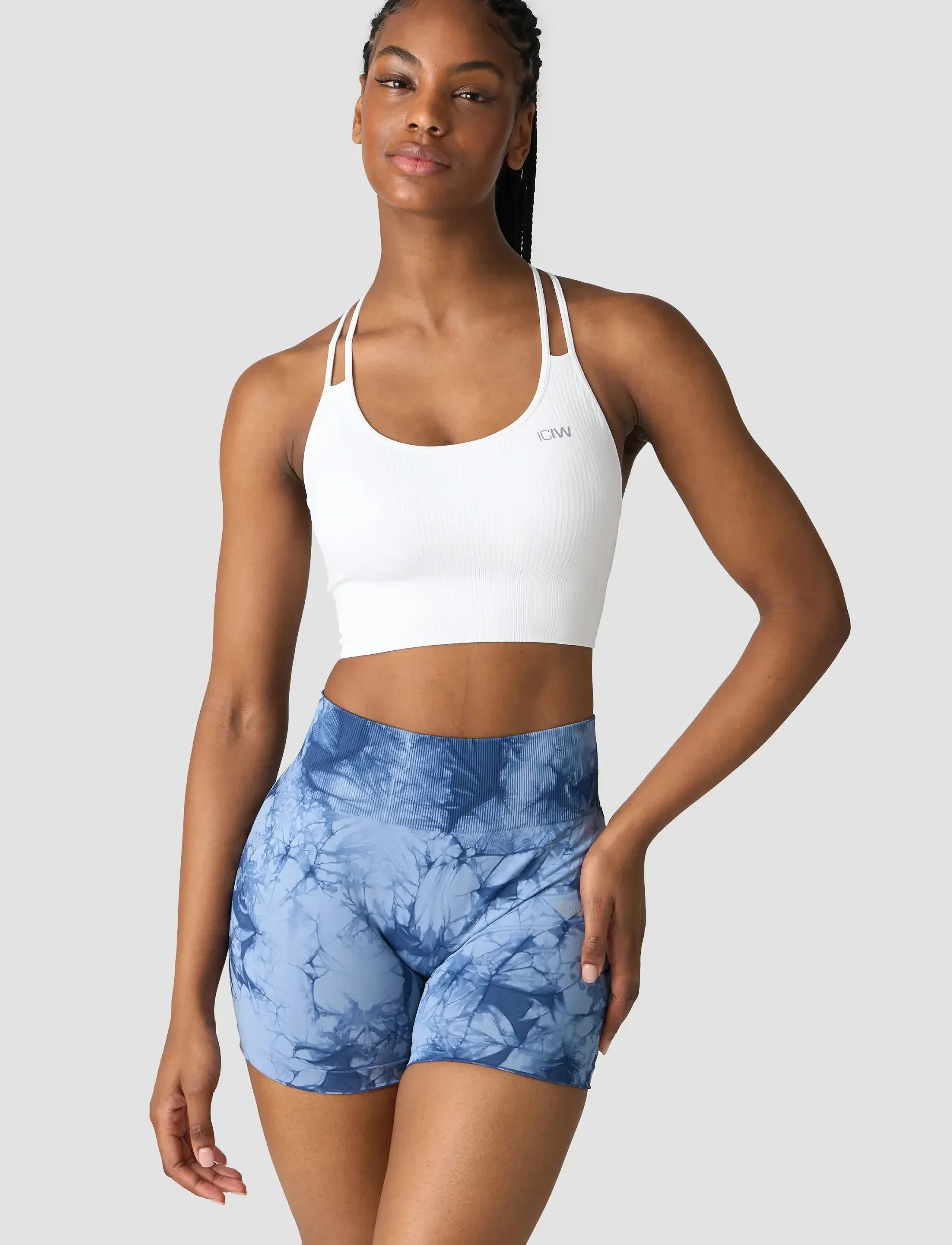 ICANIWILL - Ribbed Define Seamless Sports Bra - sports bras - white - 3