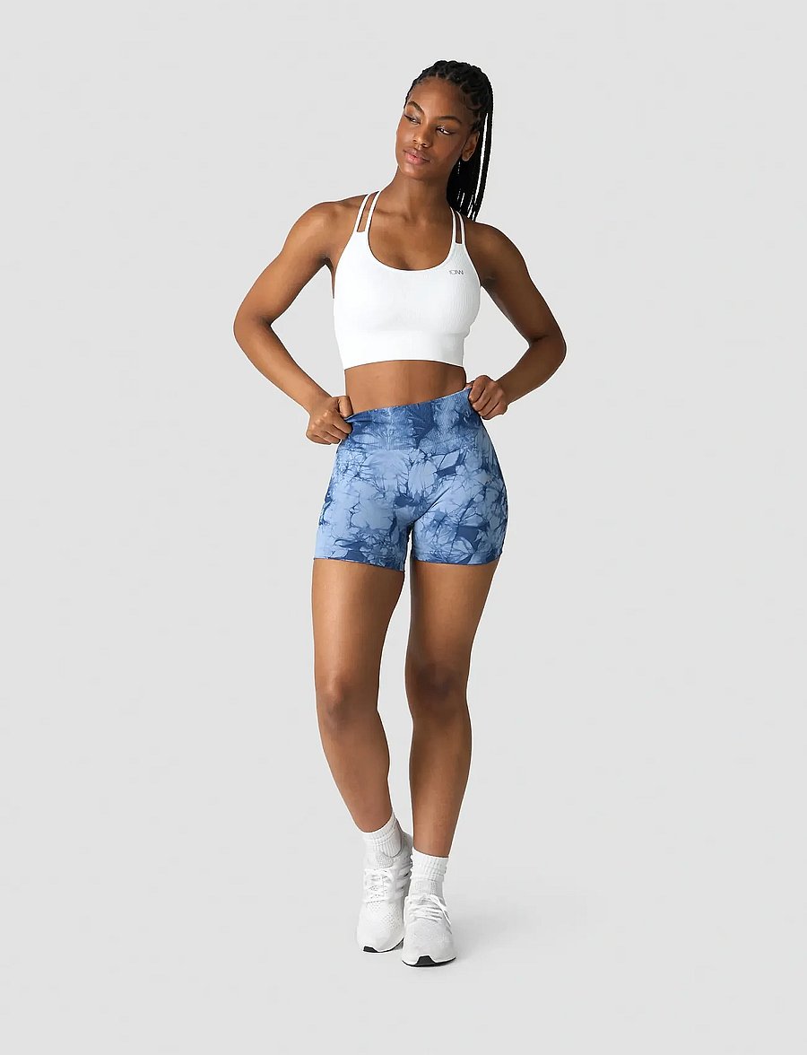 ICANIWILL - Ribbed Define Seamless Sports Bra - sport bh's - white - 4
