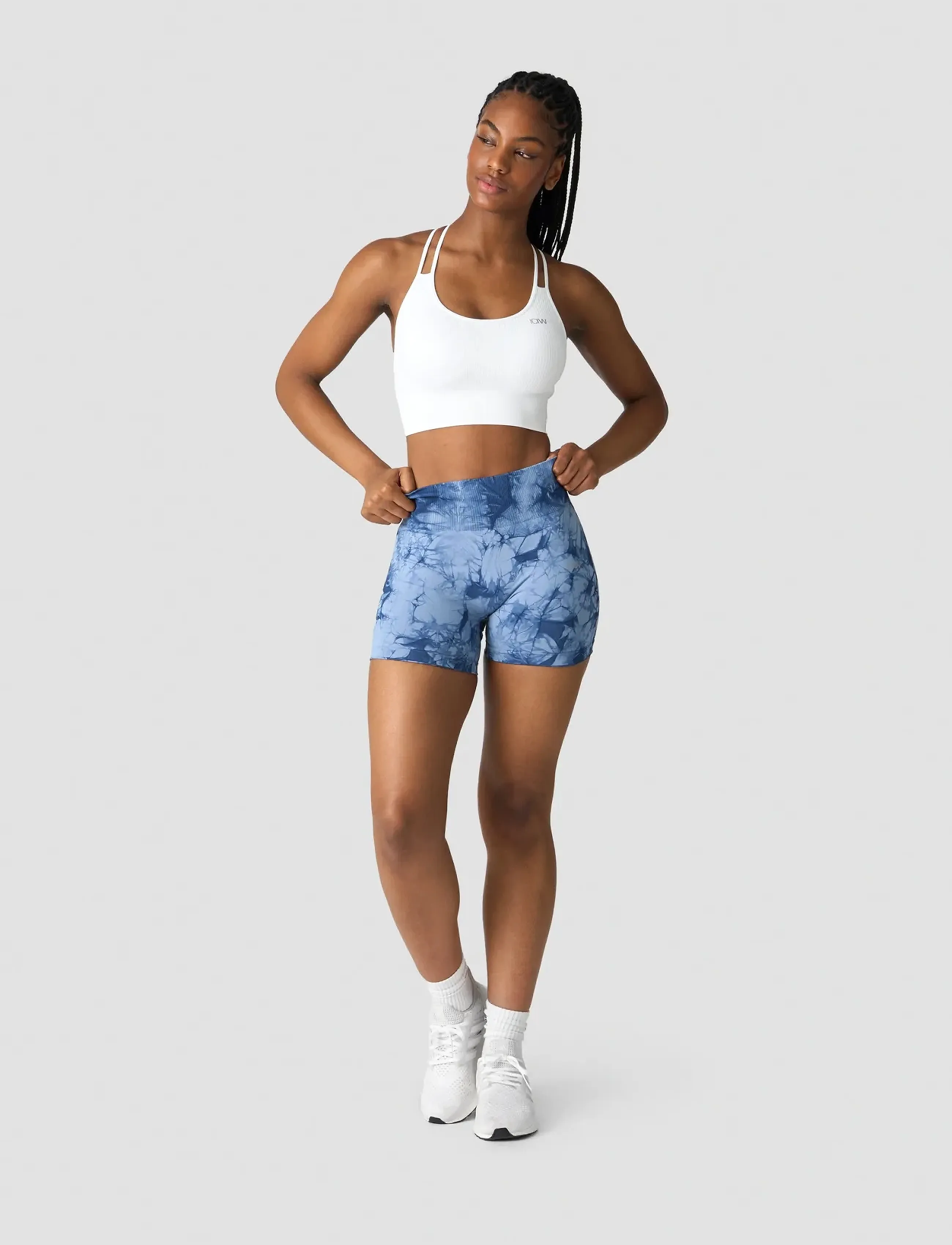 ICANIWILL - Ribbed Define Seamless Sports Bra - sport-bhs - white - 4