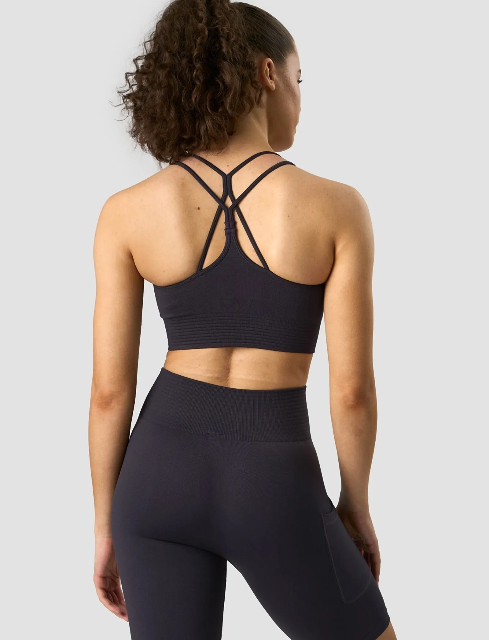 ICANIWILL - Define Seamless Sports Bra-Dk Graphite-XXL - laveste priser - dk graphite - 3