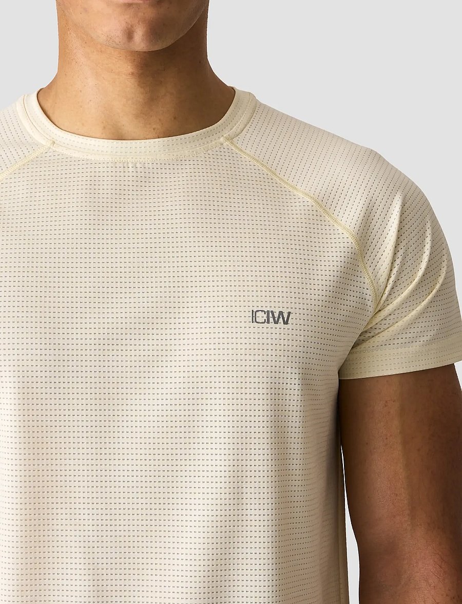 ICANIWILL - Training Mesh T-shirt Men - t-shirts - pearl white - 4