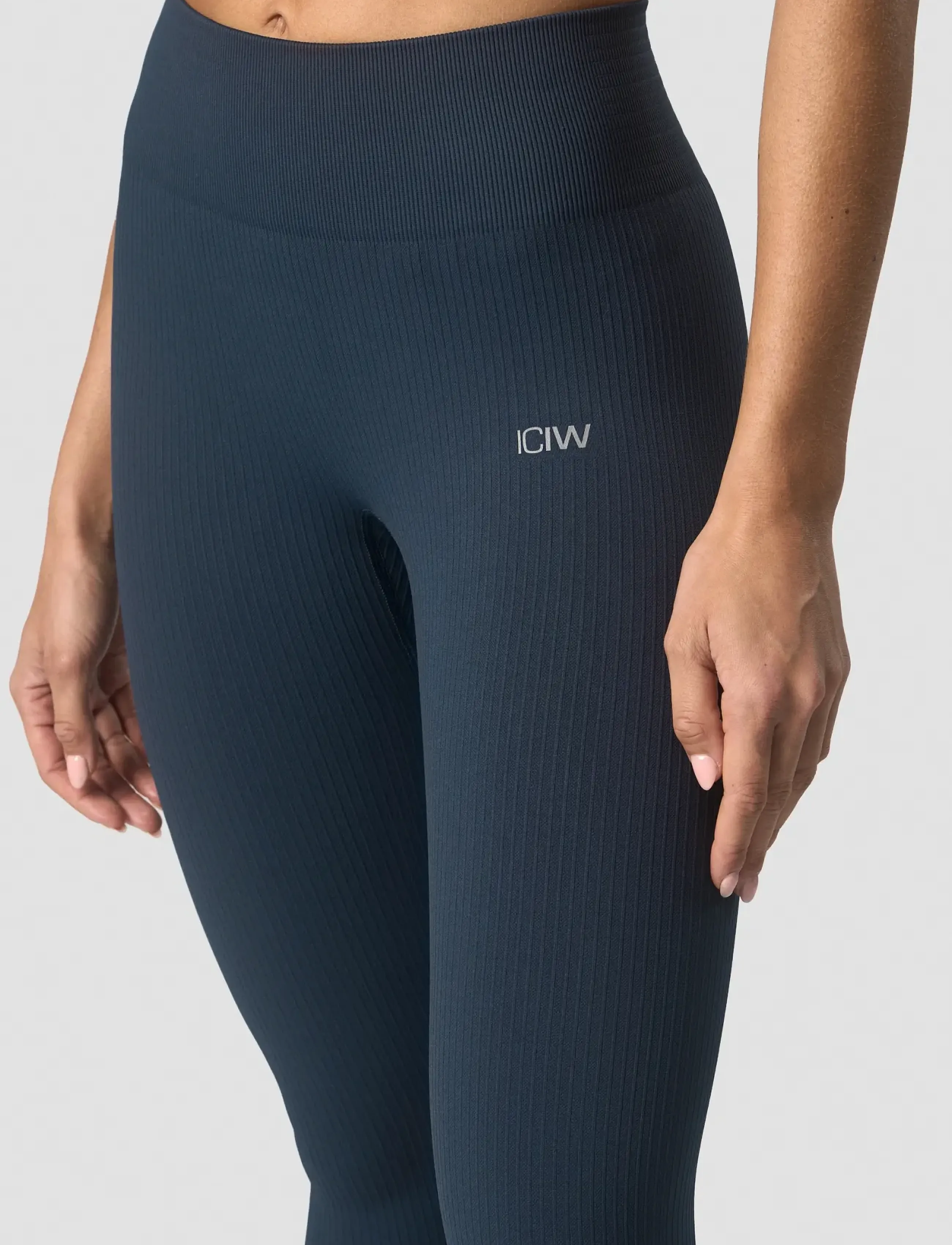 ICANIWILL - Ribbed Define Seamless Tights - seamless tights - dk teal - 3