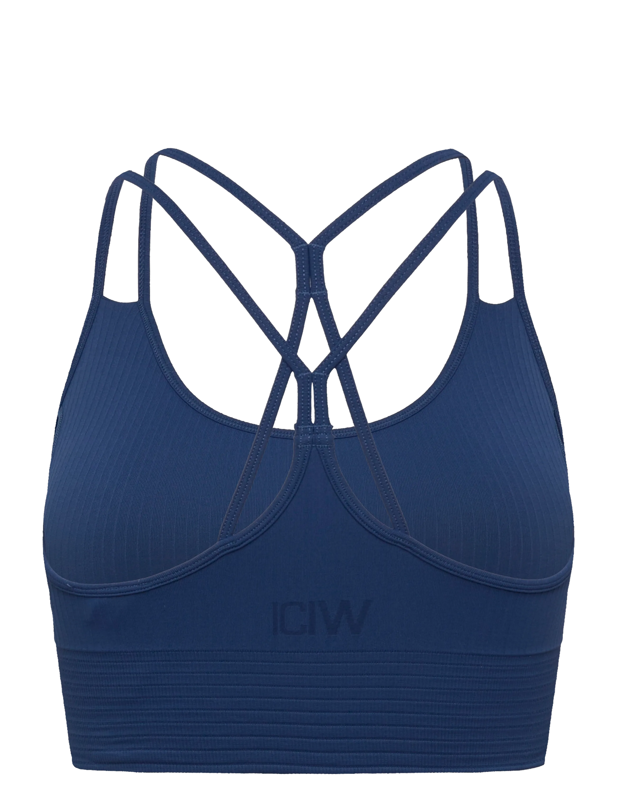 ICANIWILL - Ribbed Define Seamless Sports Bra-Dk Graphite-XXL - mažiausios kainos - dark navy - 2