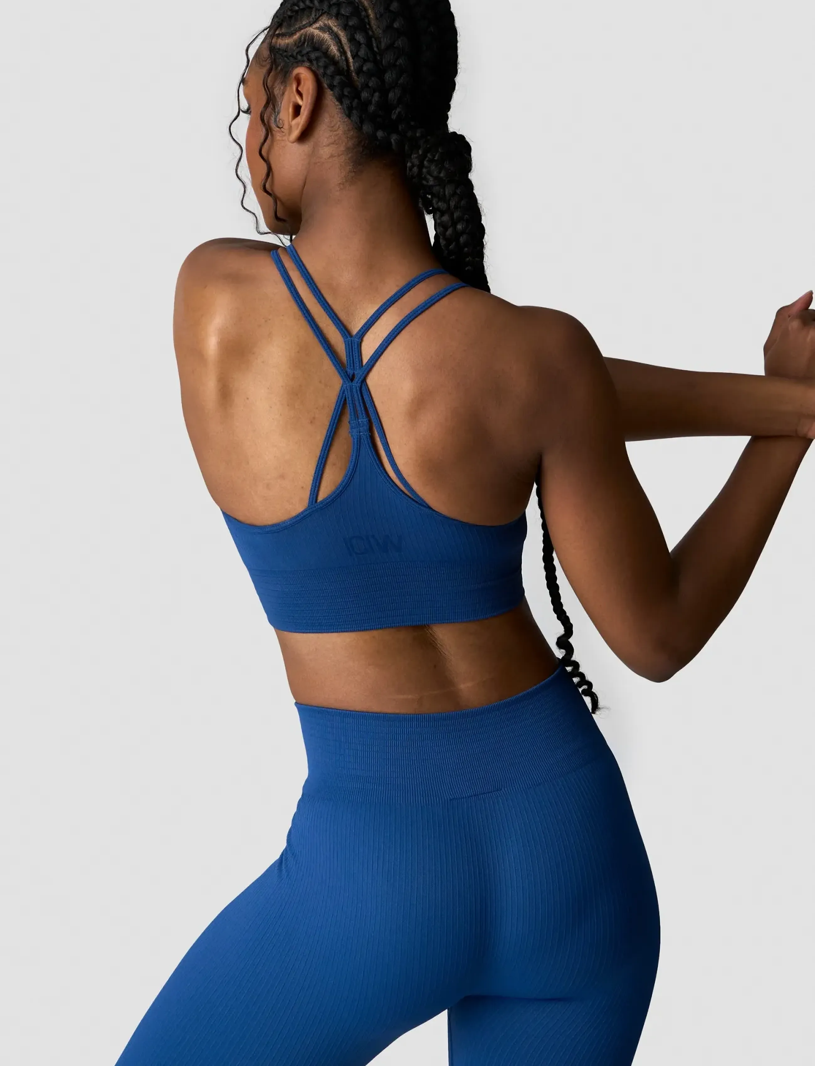 ICANIWILL - Ribbed Define Seamless Sports Bra-Dk Graphite-XXL - mažiausios kainos - dark navy - 3