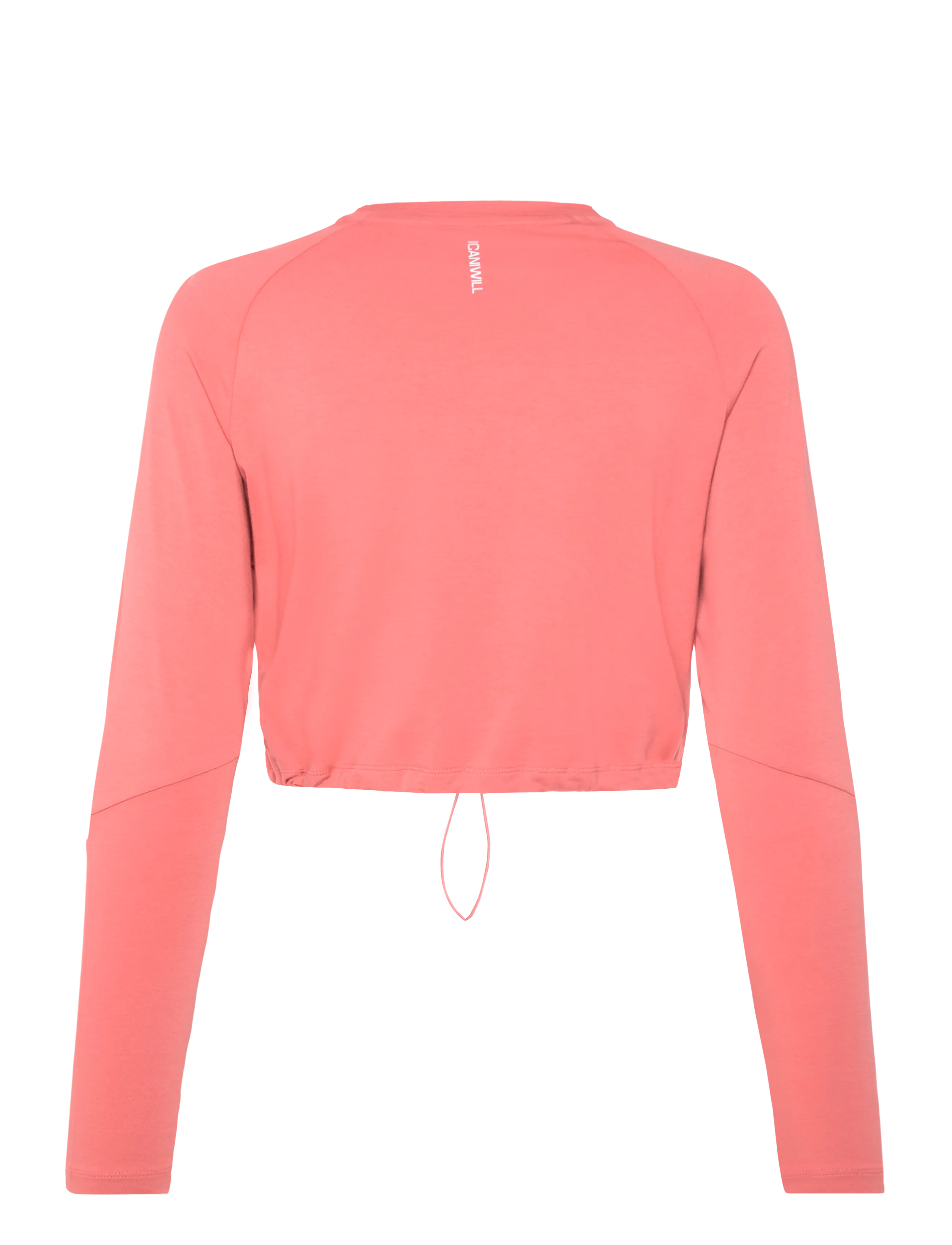 ICANIWILL - Define Cropped Adjustable Long Sleeve W - laagste prijzen - dk rose - 2