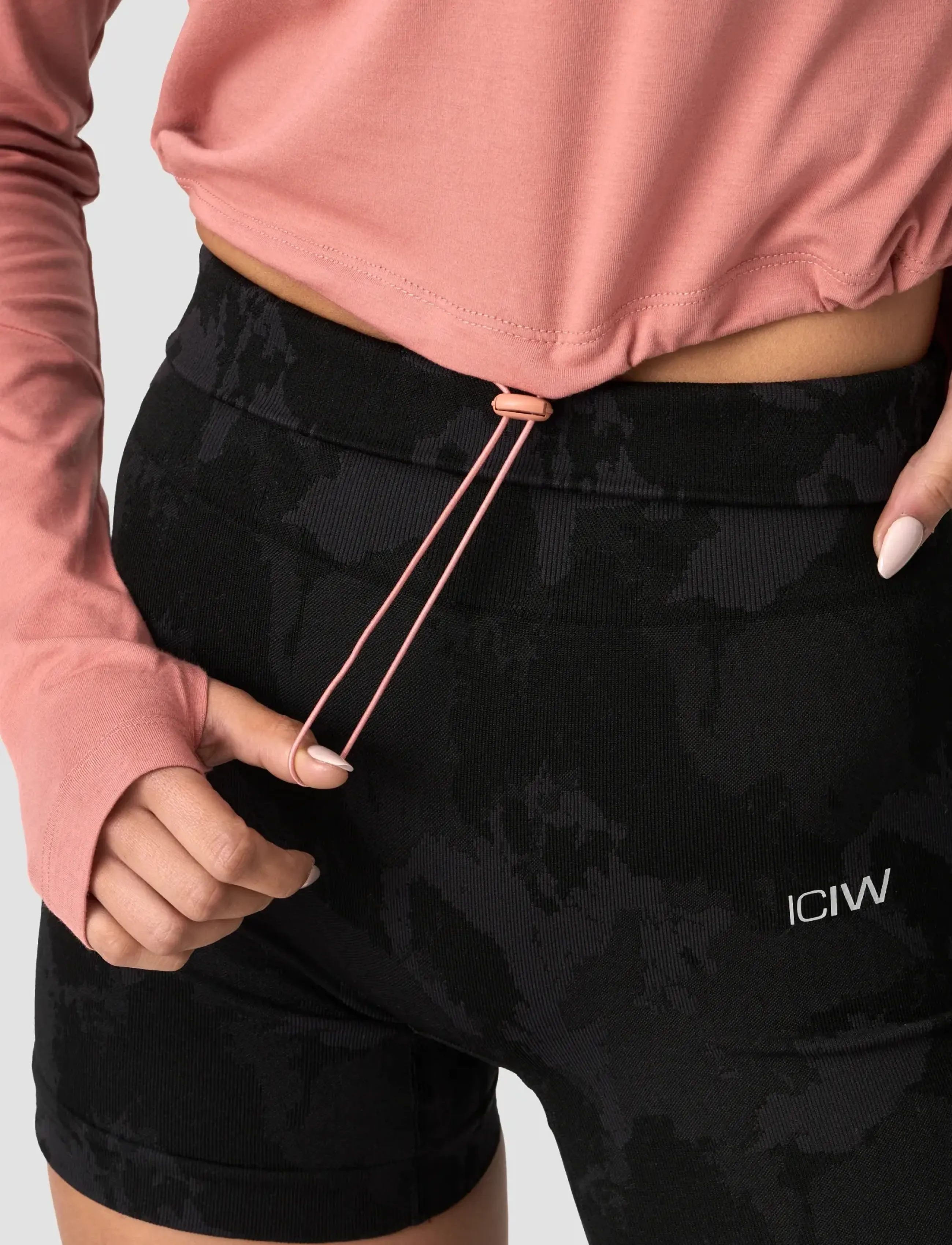 ICANIWILL - Define Cropped Adjustable Long Sleeve W - laagste prijzen - dk rose - 5