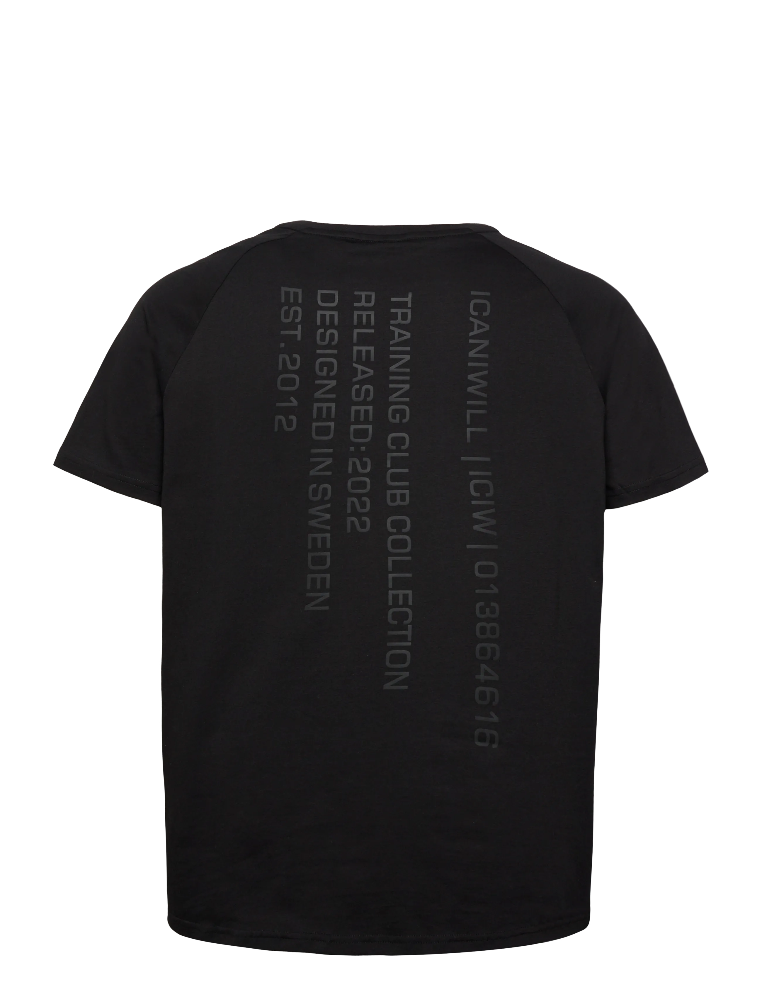 ICANIWILL - Training Club Tee Raglan - lowest prices - black - 2