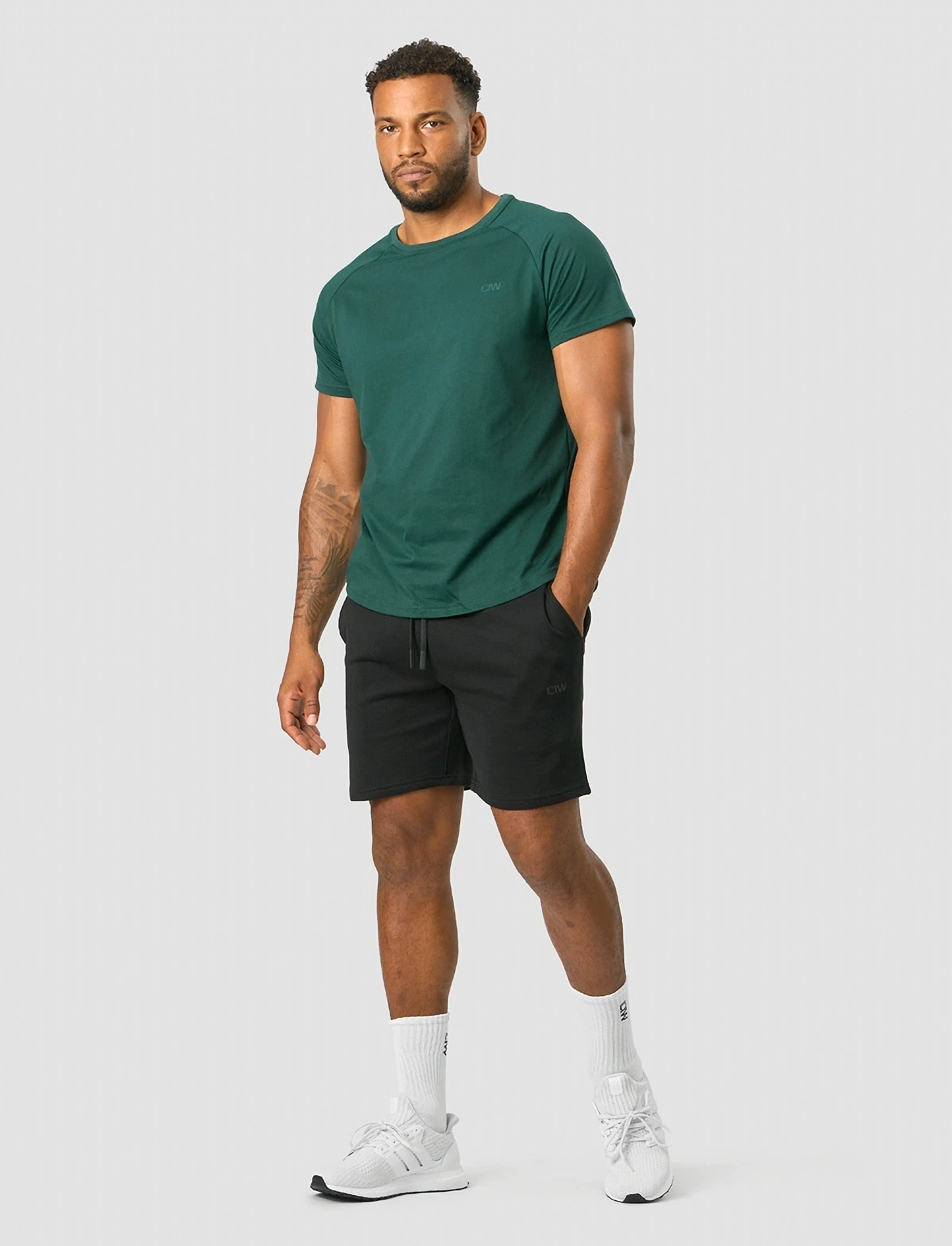 ICANIWILL - Training Club Tee Raglan - laveste priser - dk teal - 4