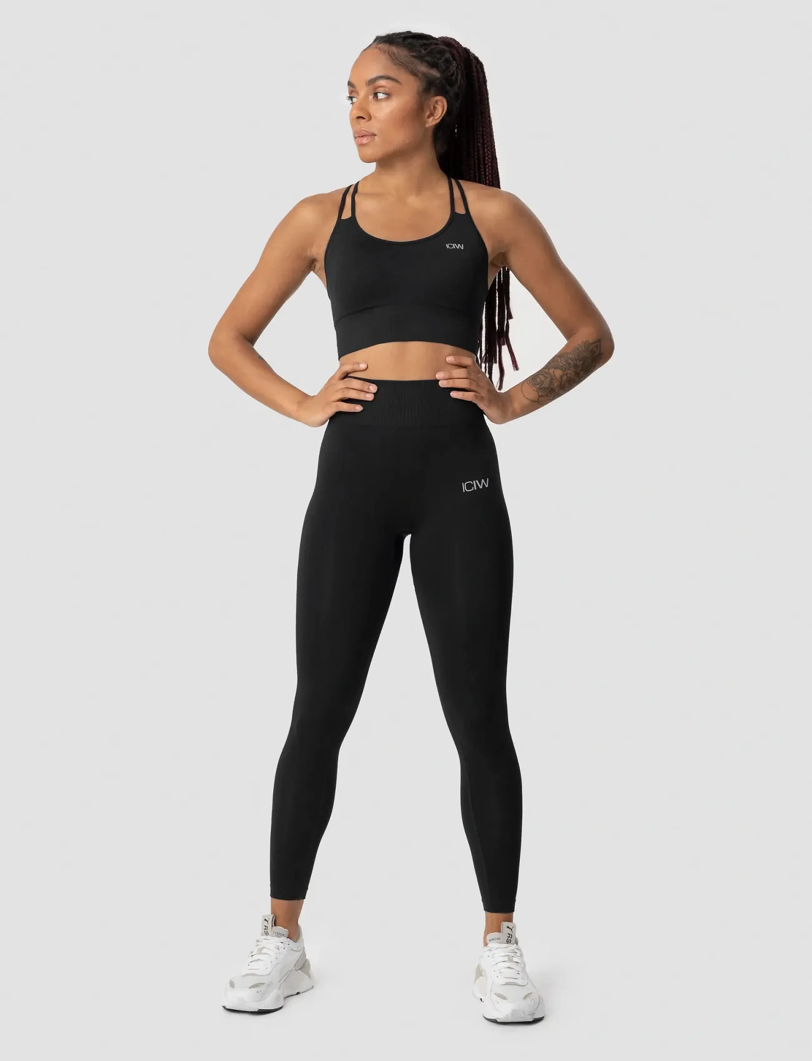 ICANIWILL - Define Seamless Tights - seamless tights - black - 5