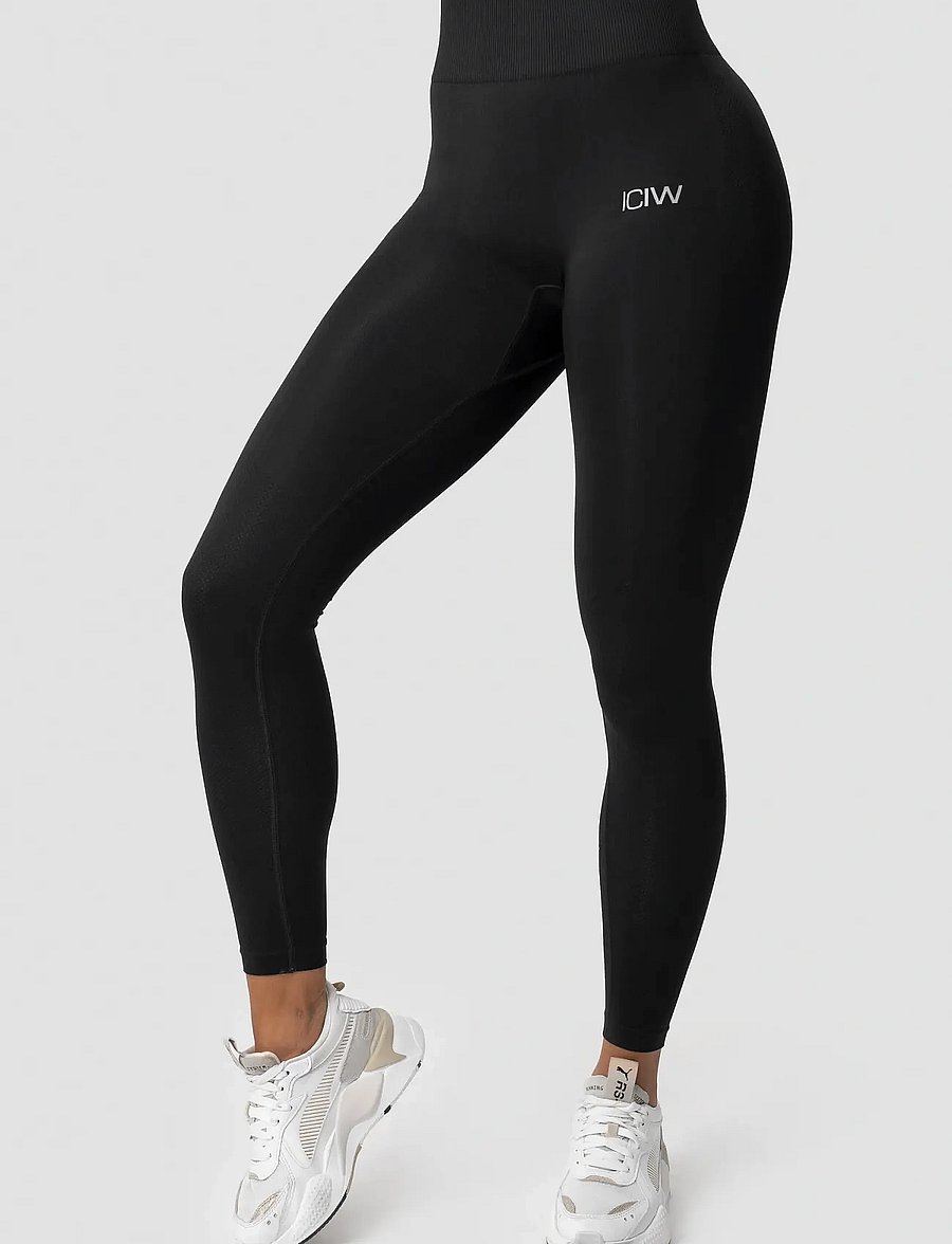 ICANIWILL - Define Seamless Tights - seamless tights - black - 0