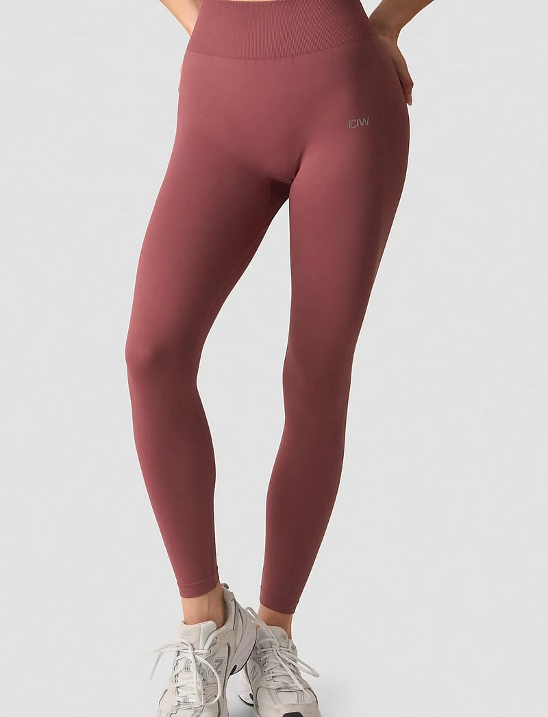 ICANIWILL - Define Seamless Tights - Õmblusteta retuusid - calm red - 0