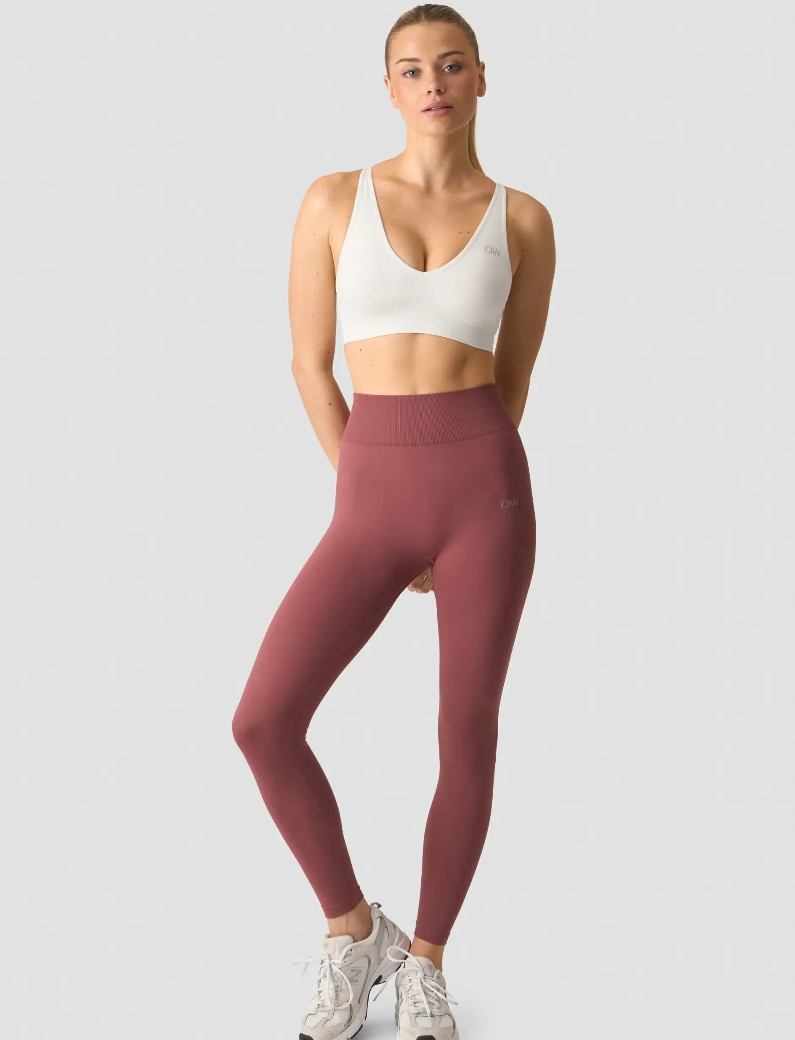 ICANIWILL - Define Seamless Tights - seamless tights - calm red - 5