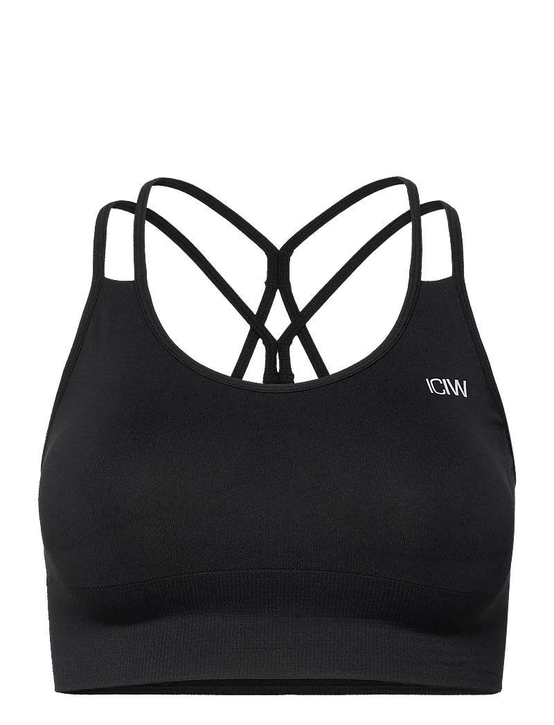 ICANIWILL - Define Seamless Sports Bra - low support - black - 1