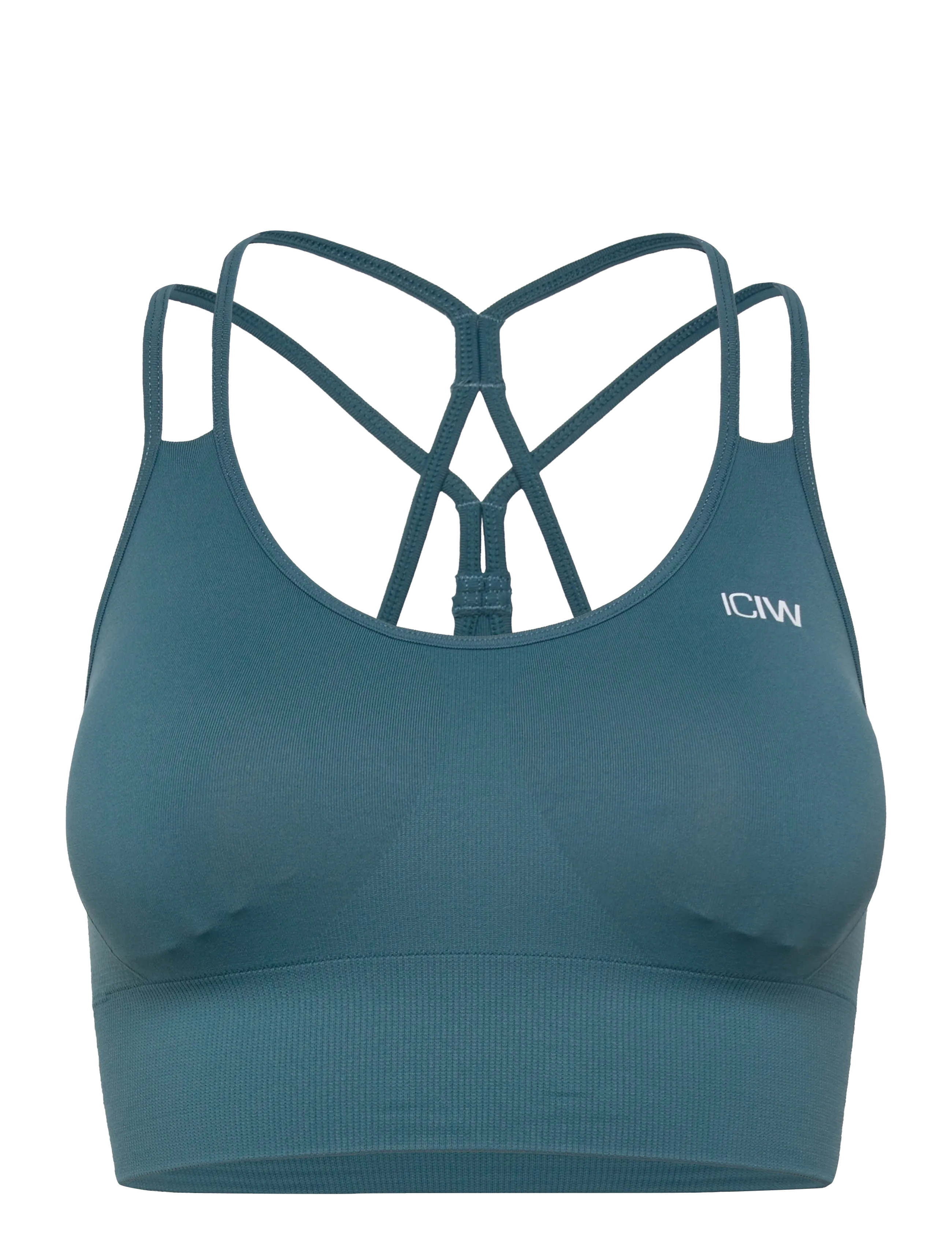 ICANIWILL Define Seamless Sports Bra - Sports BH'er - LIGHT FADED TEAL / white