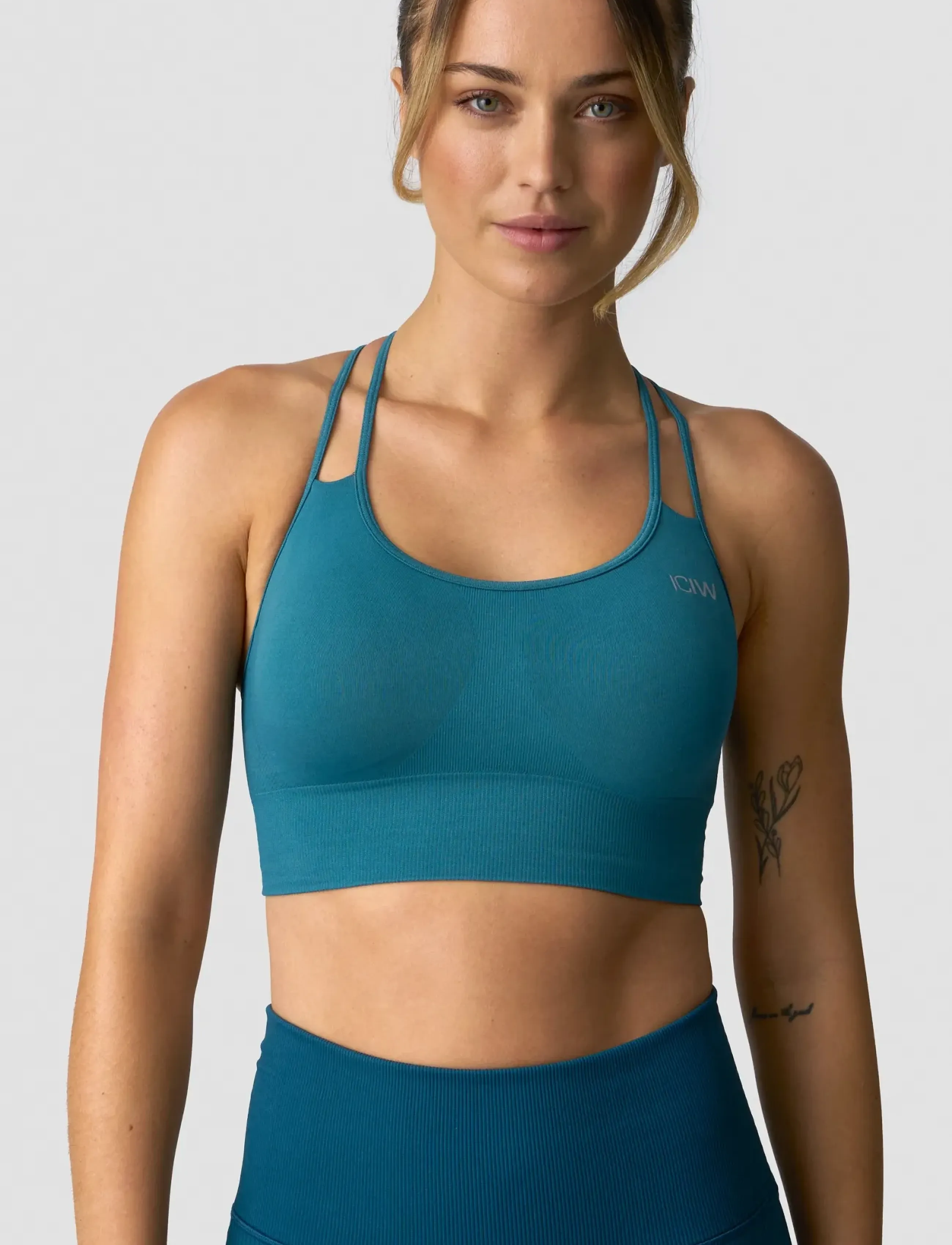 ICANIWILL - Define Seamless Sports Bra - sports bh'er: lav støtte - light faded teal - 3