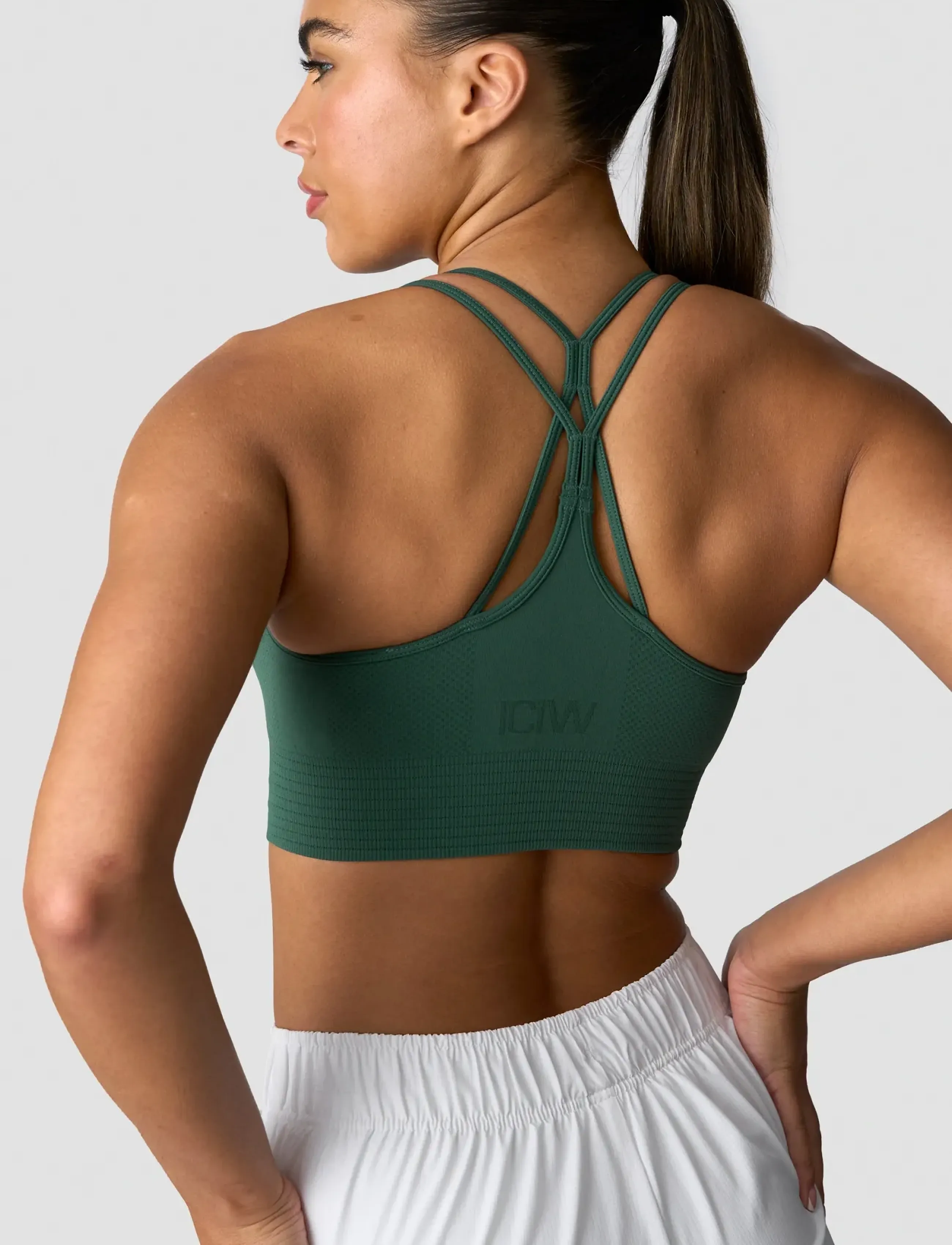ICANIWILL - Define Seamless Sports Bra - sports bh'er: lav støtte - moss - 3