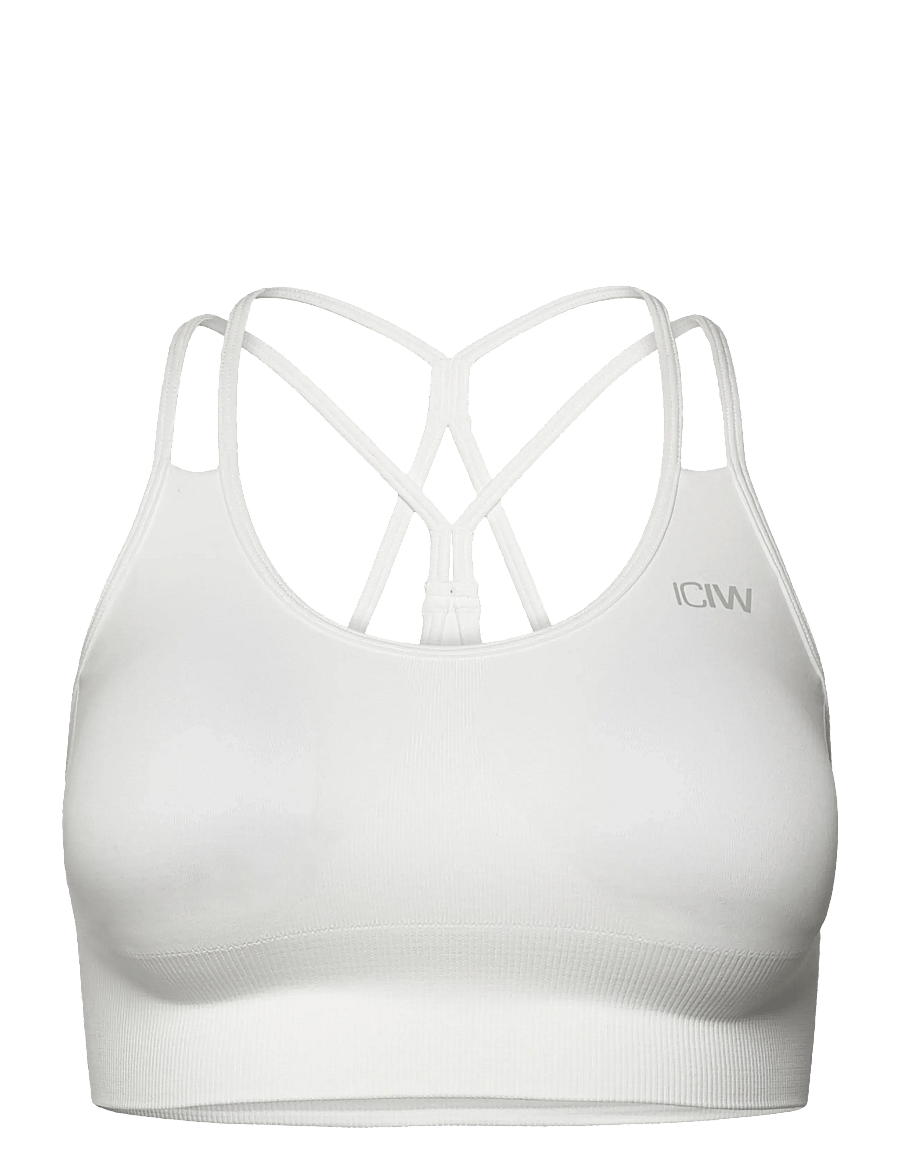 ICANIWILL - Define Seamless Sports Bra - leichter halt - white - 1