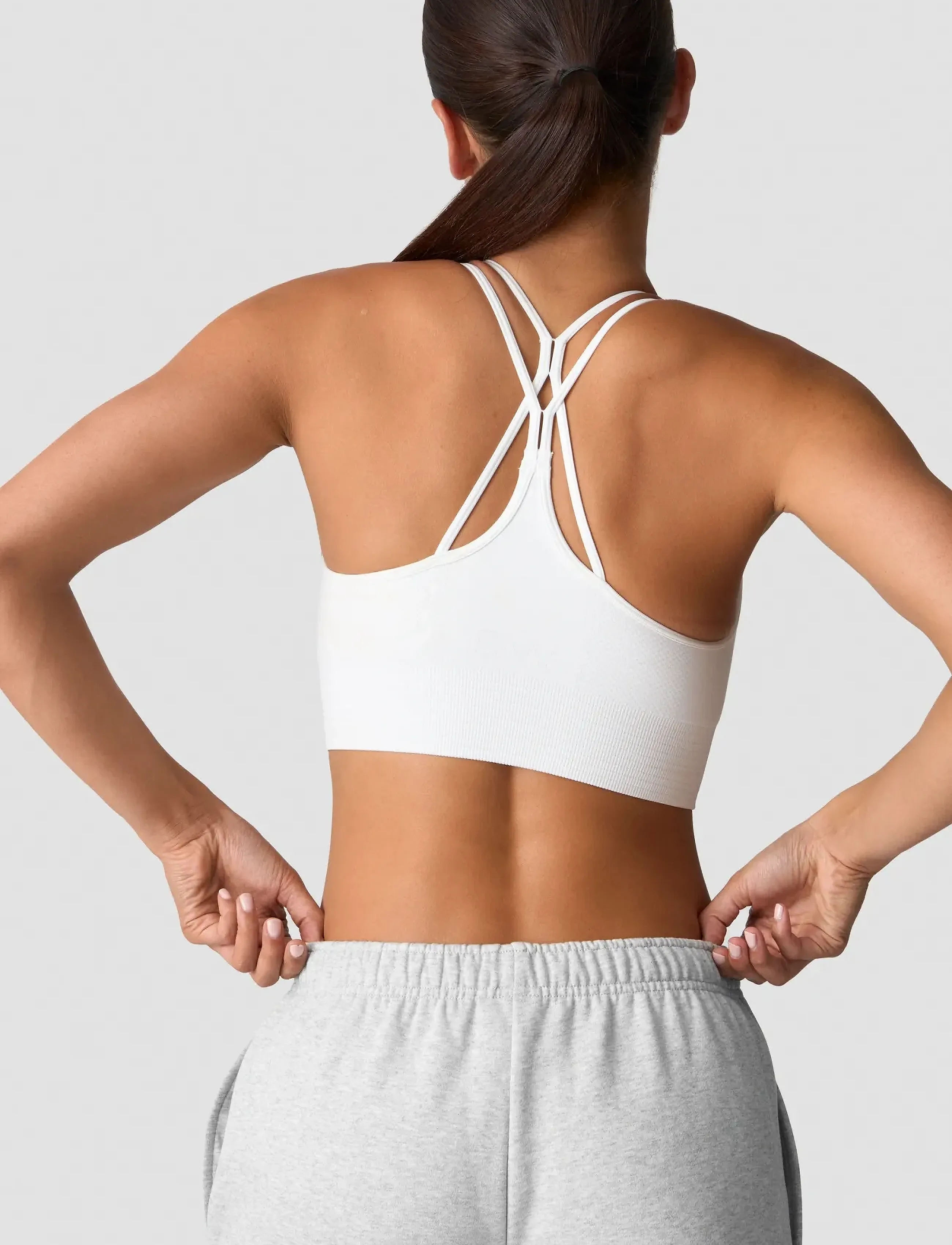 ICANIWILL Define Seamless Sports Bra, XL, Sport Clothing, Weiß - Bras All, Frauen