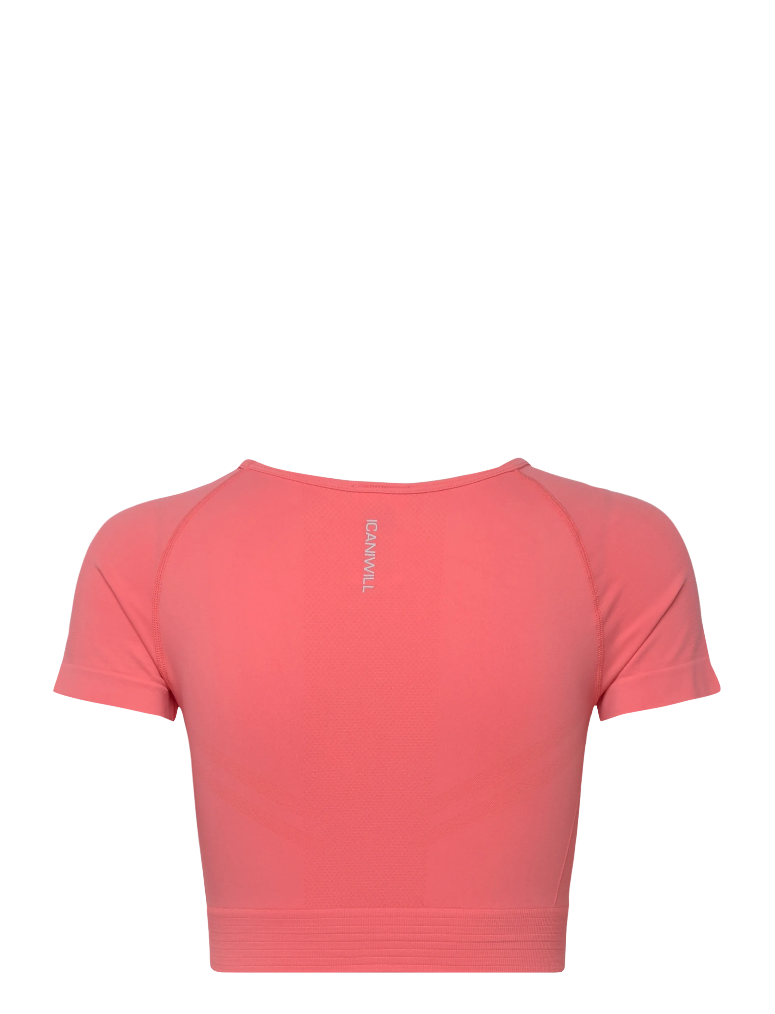 ICANIWILL - Define Seamless Cropped T-shirt W - laveste priser - light pink peach - 2