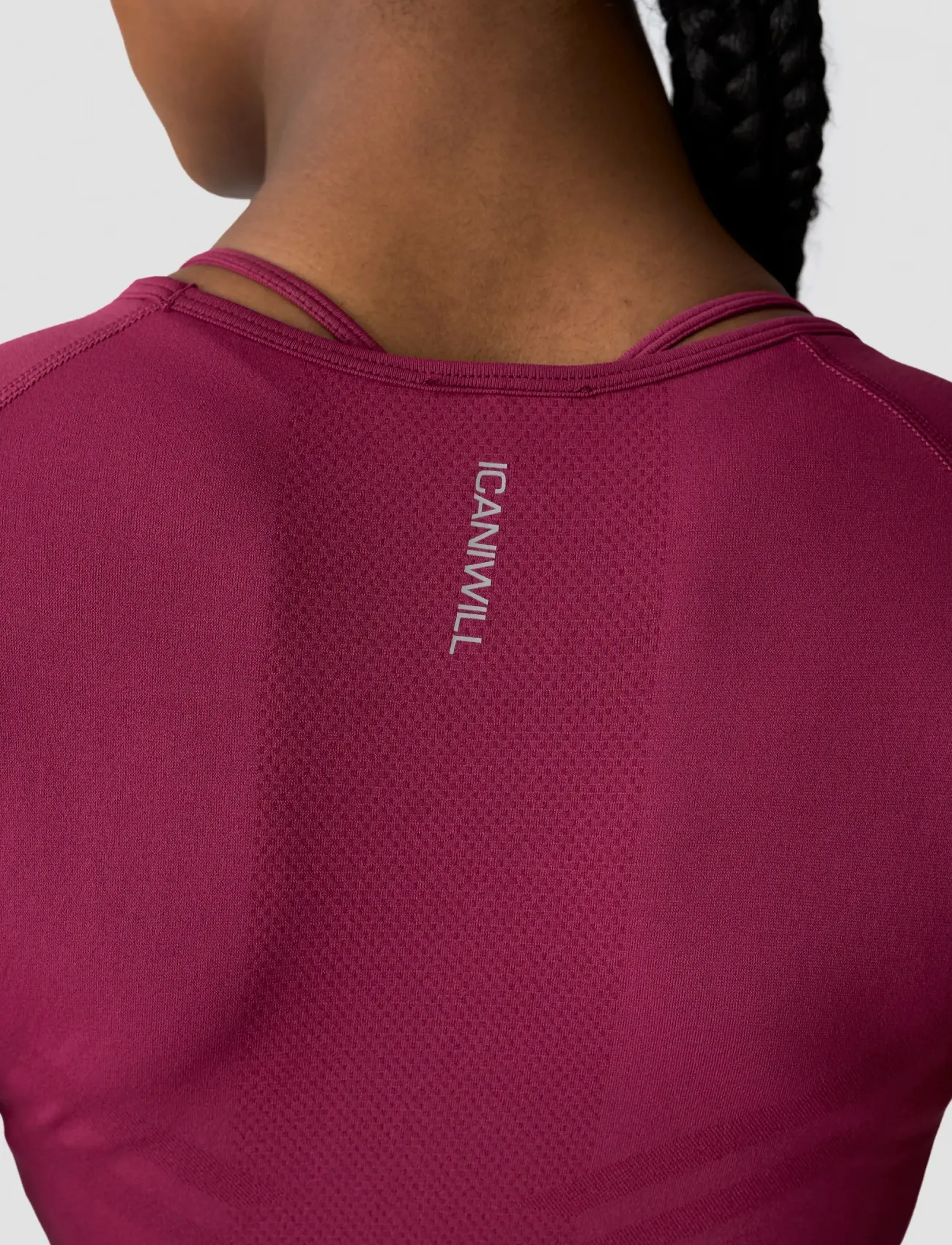 ICANIWILL - Define Seamless Cropped T-shirt W - laveste priser - magenta rose - 5