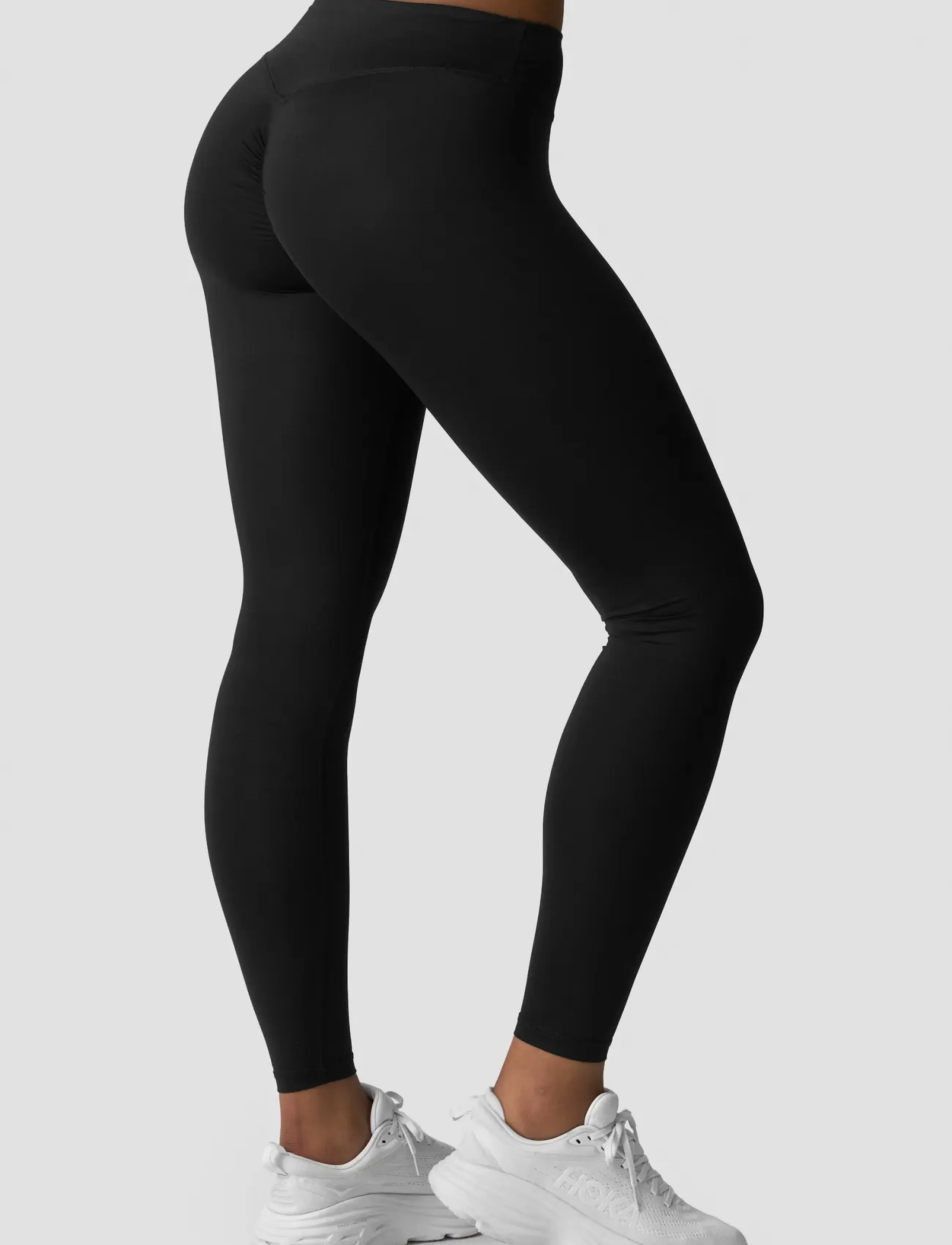 ICANIWILL - Scrunch V-shape Tights - trainingstights - black - 0