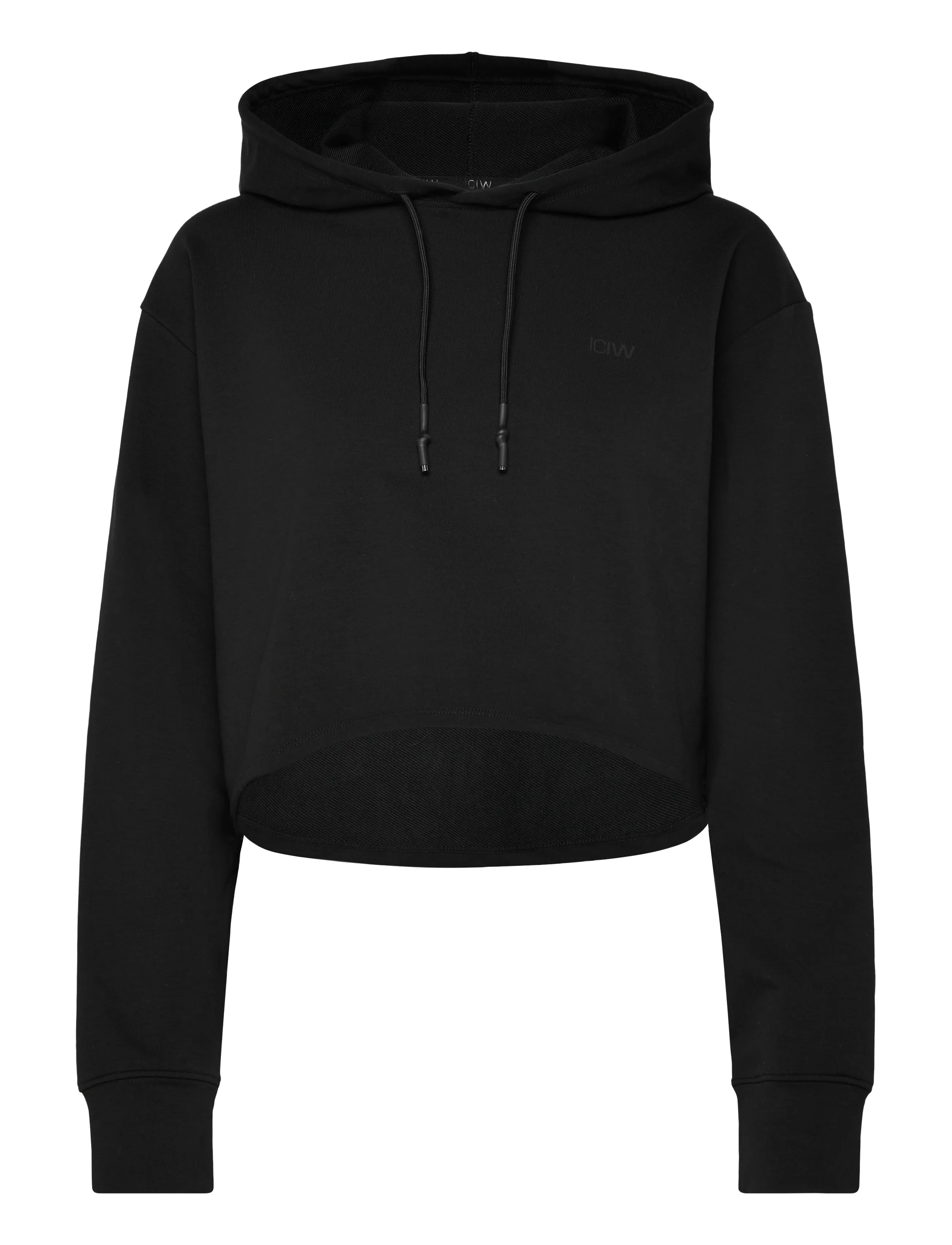ICANIWILL Stride Cropped Hoodie Wmn Schwarz - XXL - Damen