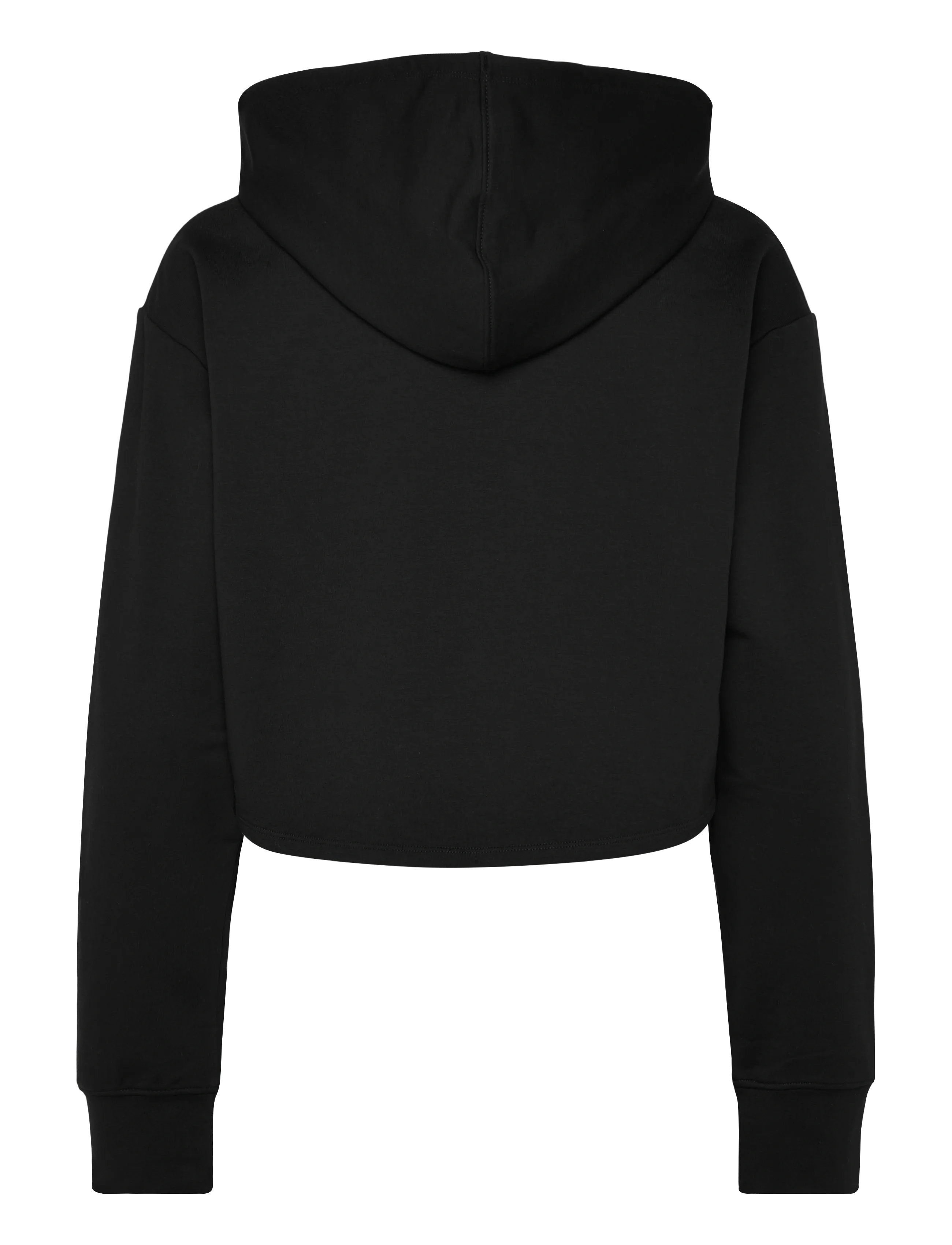 ICANIWILL - Stride Cropped Hoodie Wmn - kapuutsiga dressipluusid - black - 2
