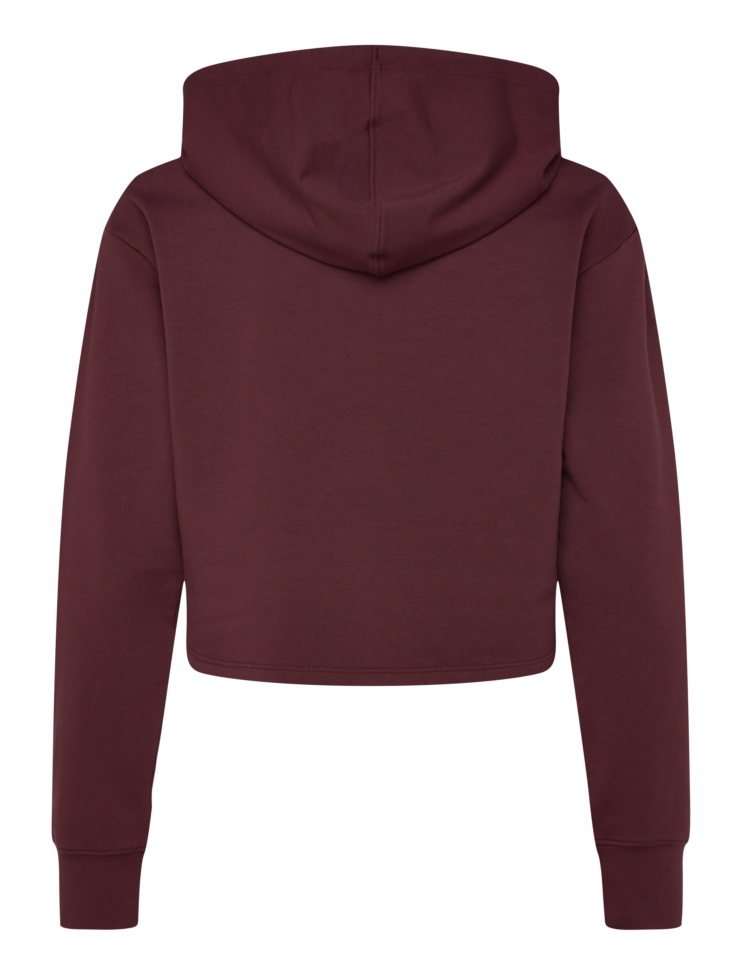 ICANIWILL - Stride Cropped Hoodie Wmn - hættetrøjer - burgundy - 2