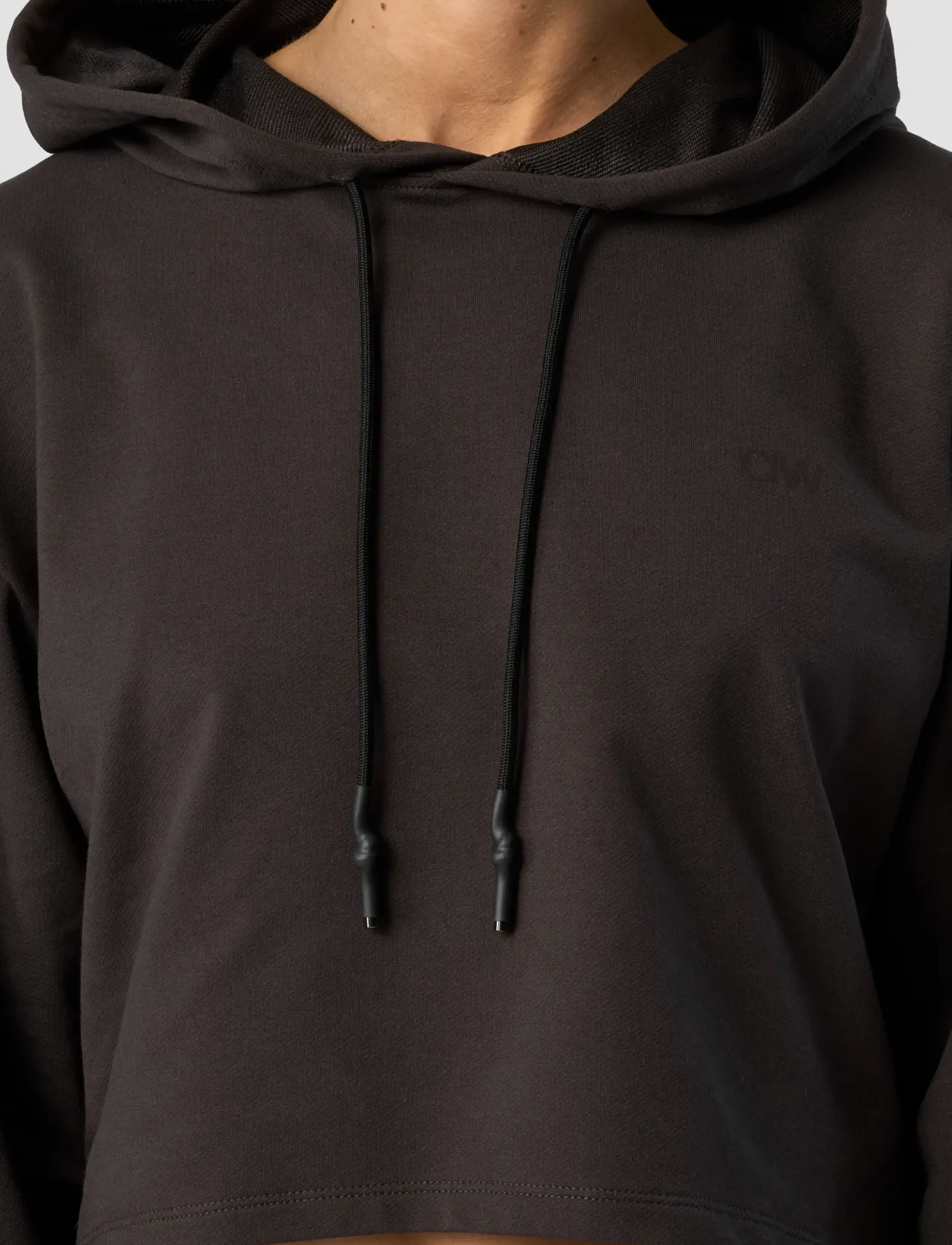 ICANIWILL - Stride Cropped Hoodie Wmn - hoodies - charcoal - 3
