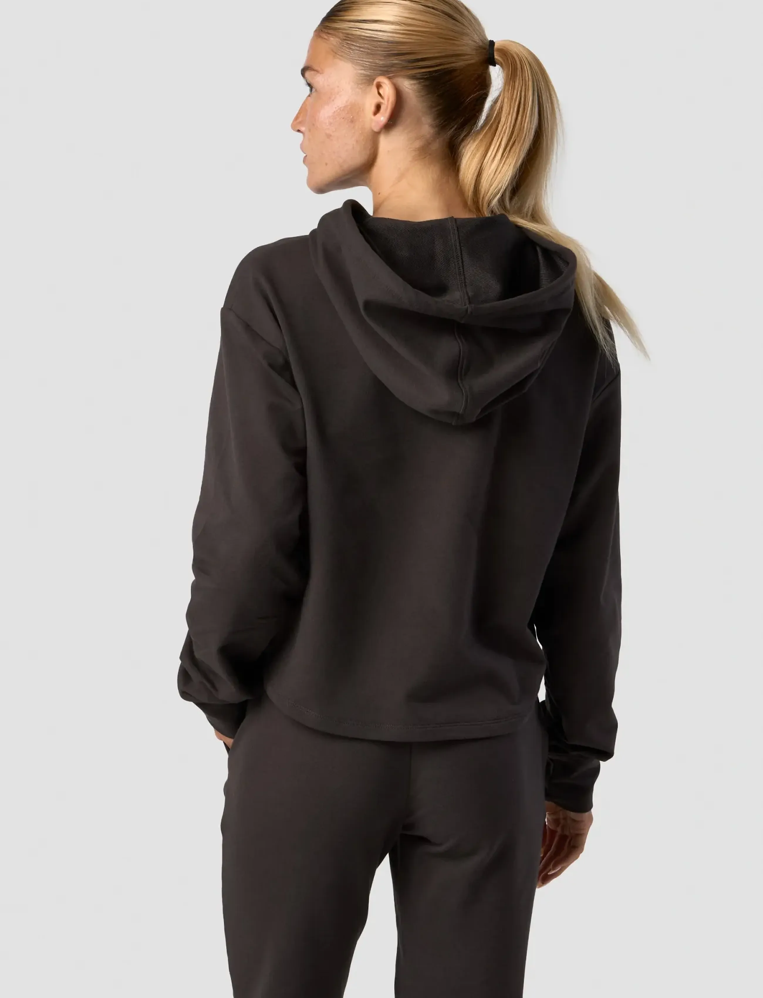 ICANIWILL - Stride Cropped Hoodie Wmn - hoodies - charcoal - 4