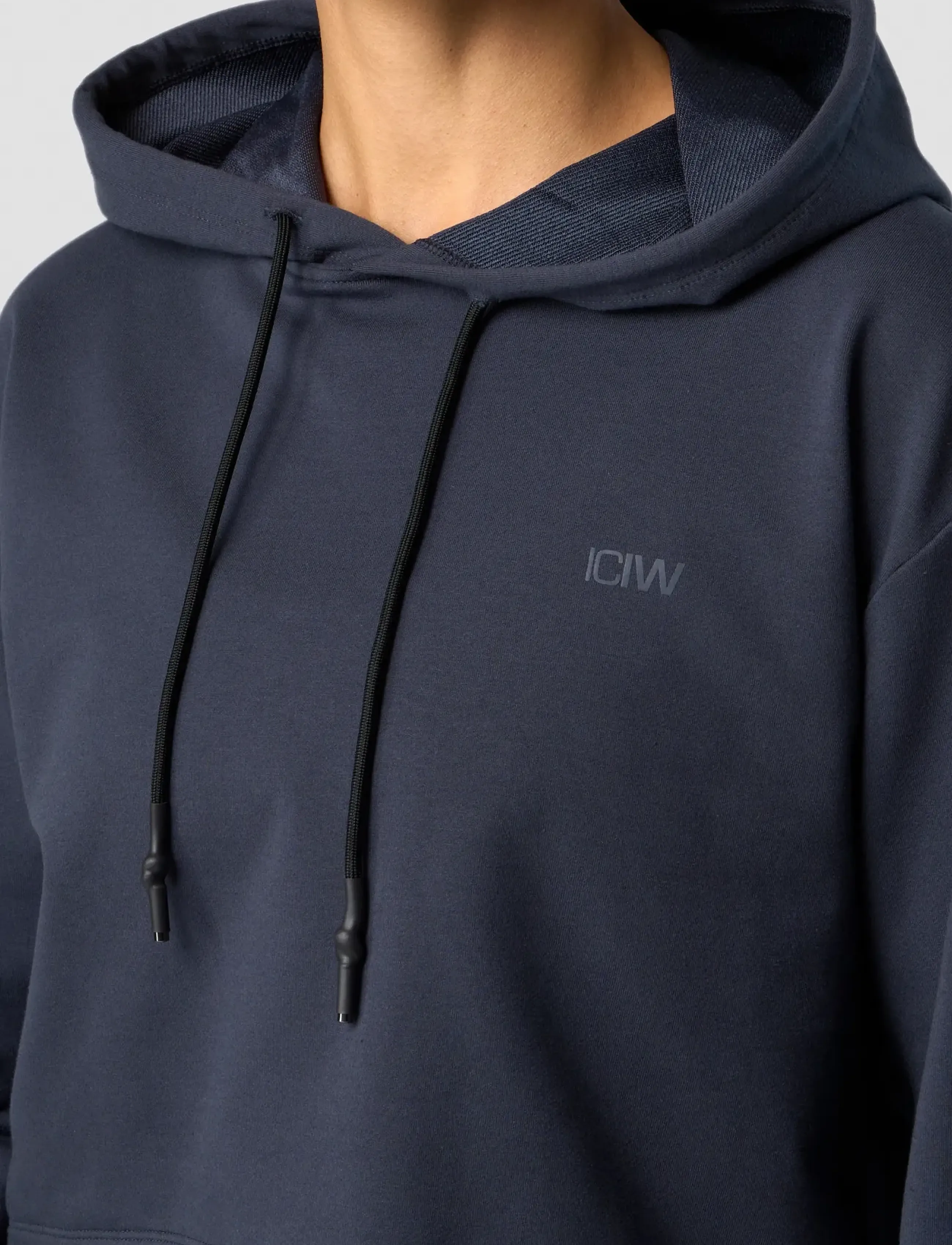 ICANIWILL - Stride Cropped Hoodie Wmn - hættetrøjer - navy - 4