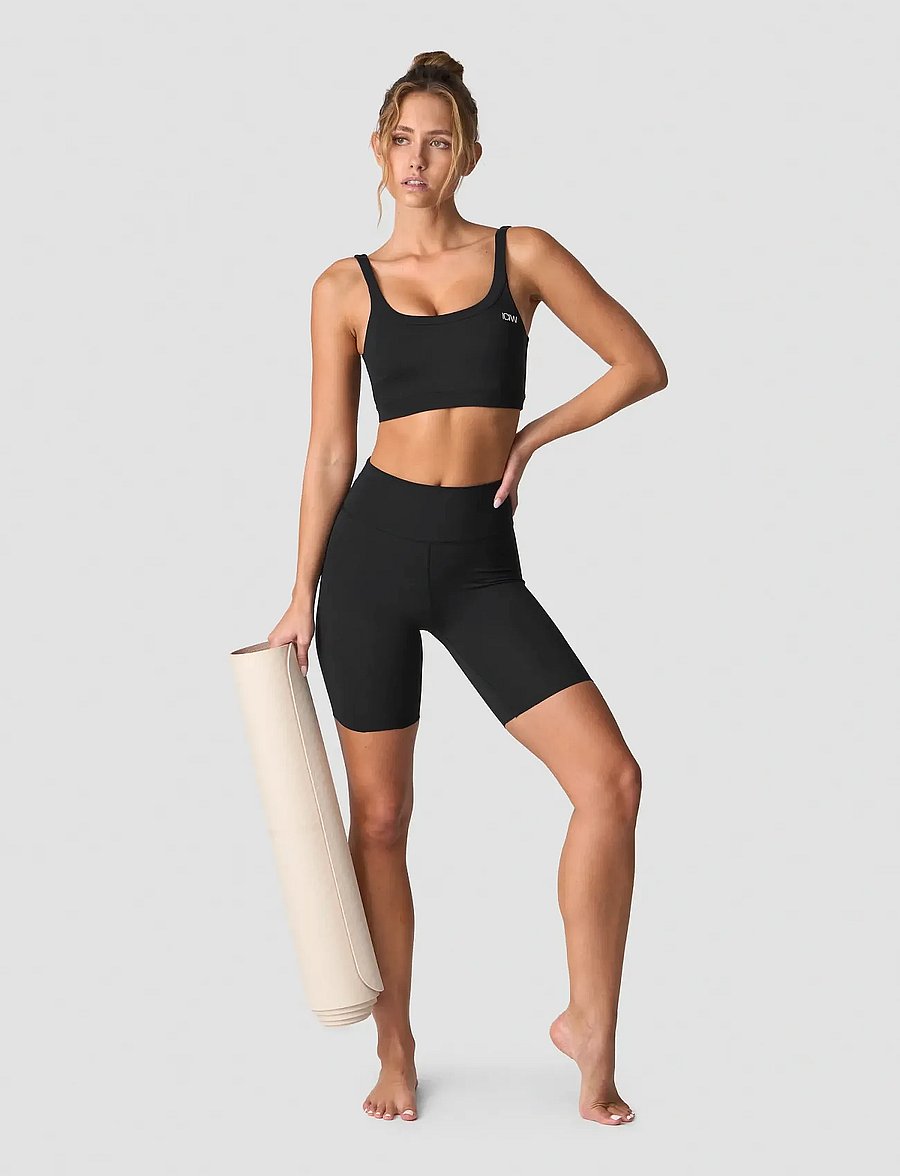 ICANIWILL - Nimble Sports Bra-Espresso - soutiens-gorge de sport - black - 4
