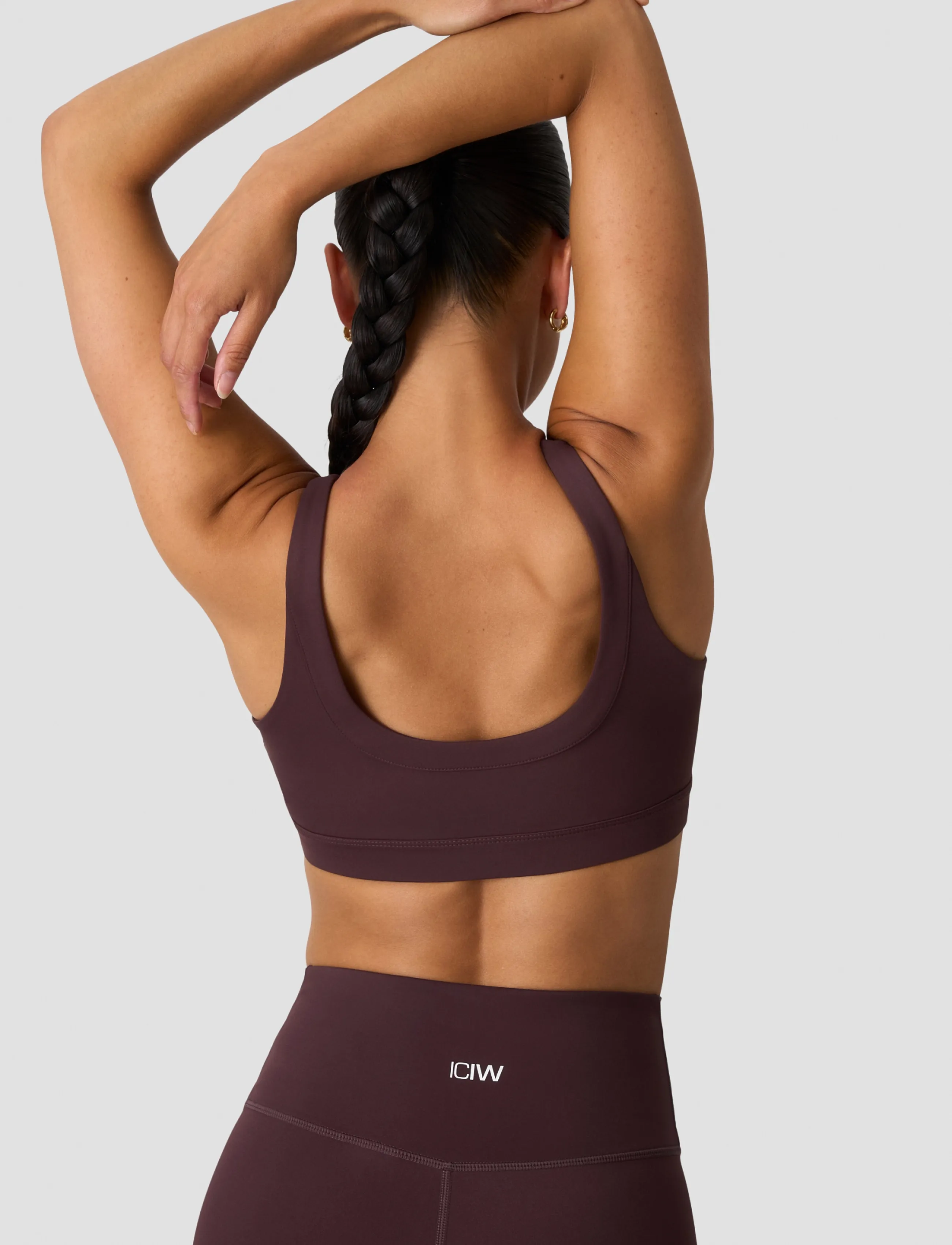 ICANIWILL - Nimble Sports Bra - spordi-rinnahoidjad - espresso - 3