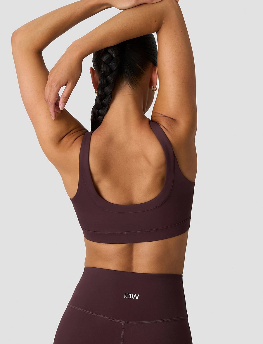 ICANIWILL - Nimble Sports Bra - spordi-rinnahoidjad - espresso - 3