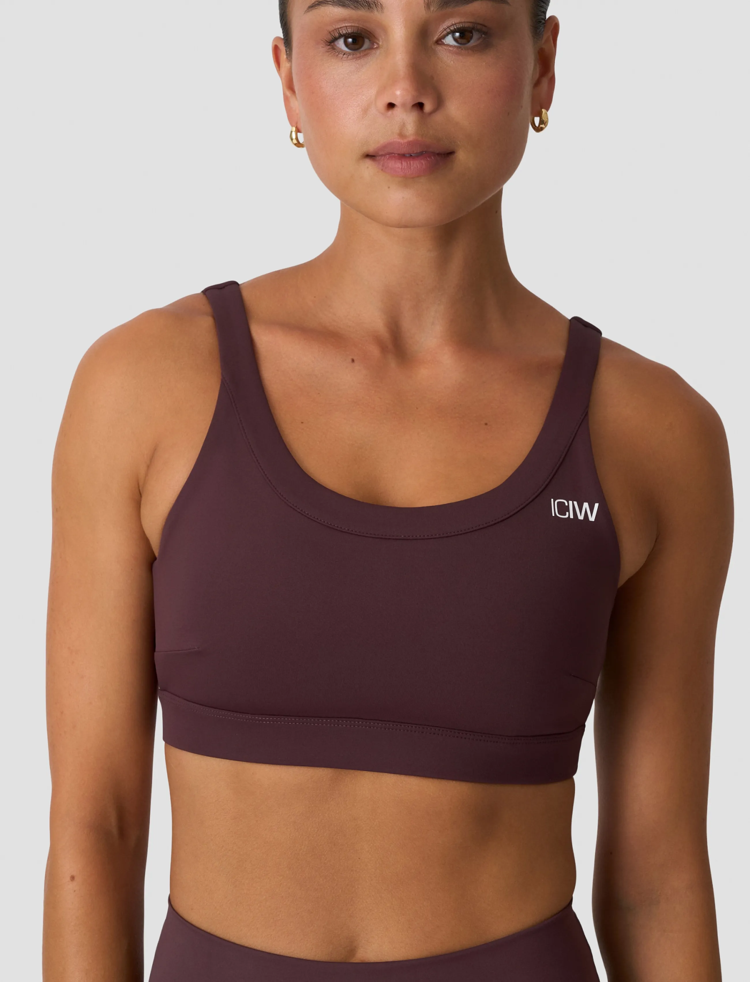 ICANIWILL - Nimble Sports Bra - spordi-rinnahoidjad - espresso - 4