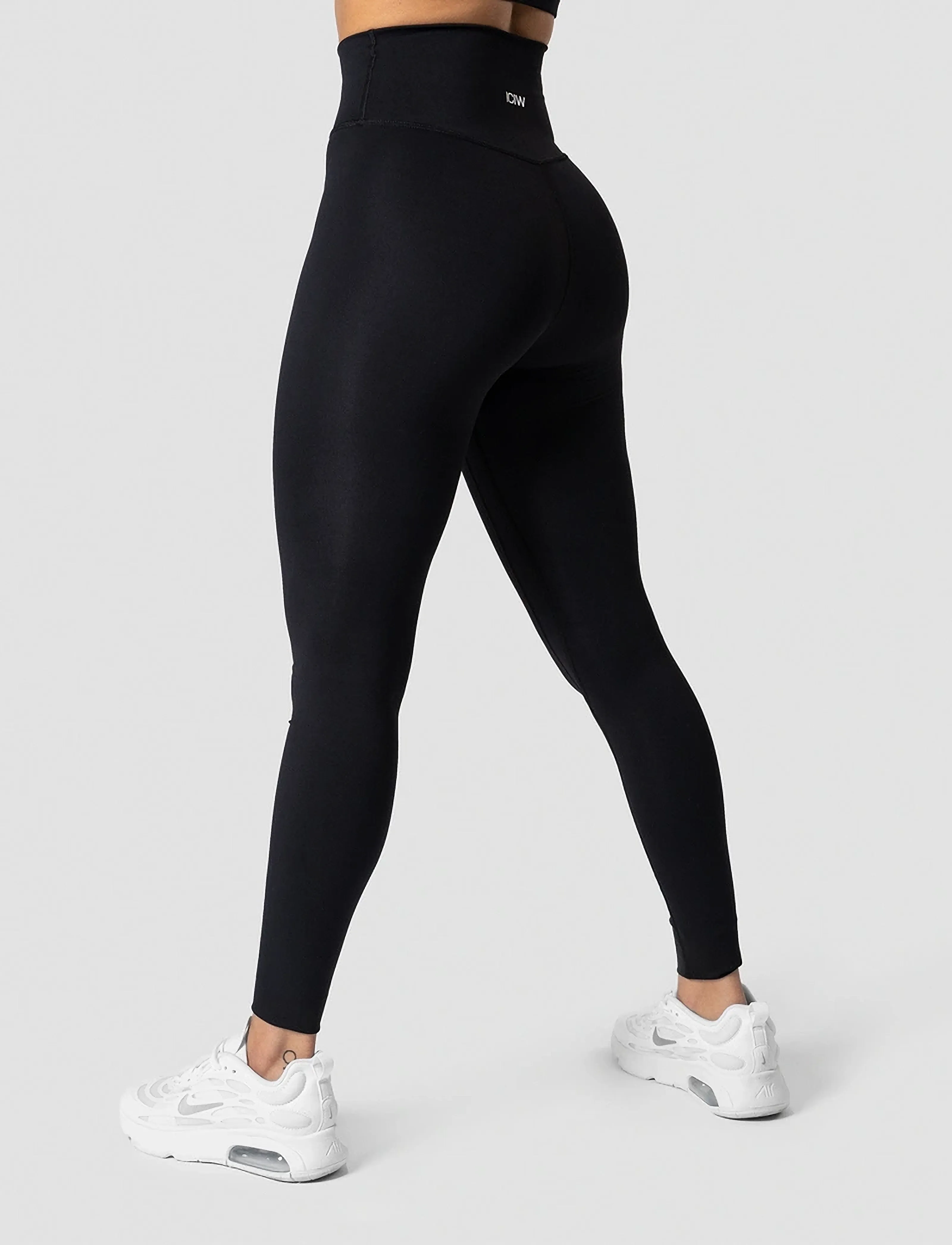 ICANIWILL Nimble Tights, Kvinder, Højtaljede Tights, Sort, Str: L