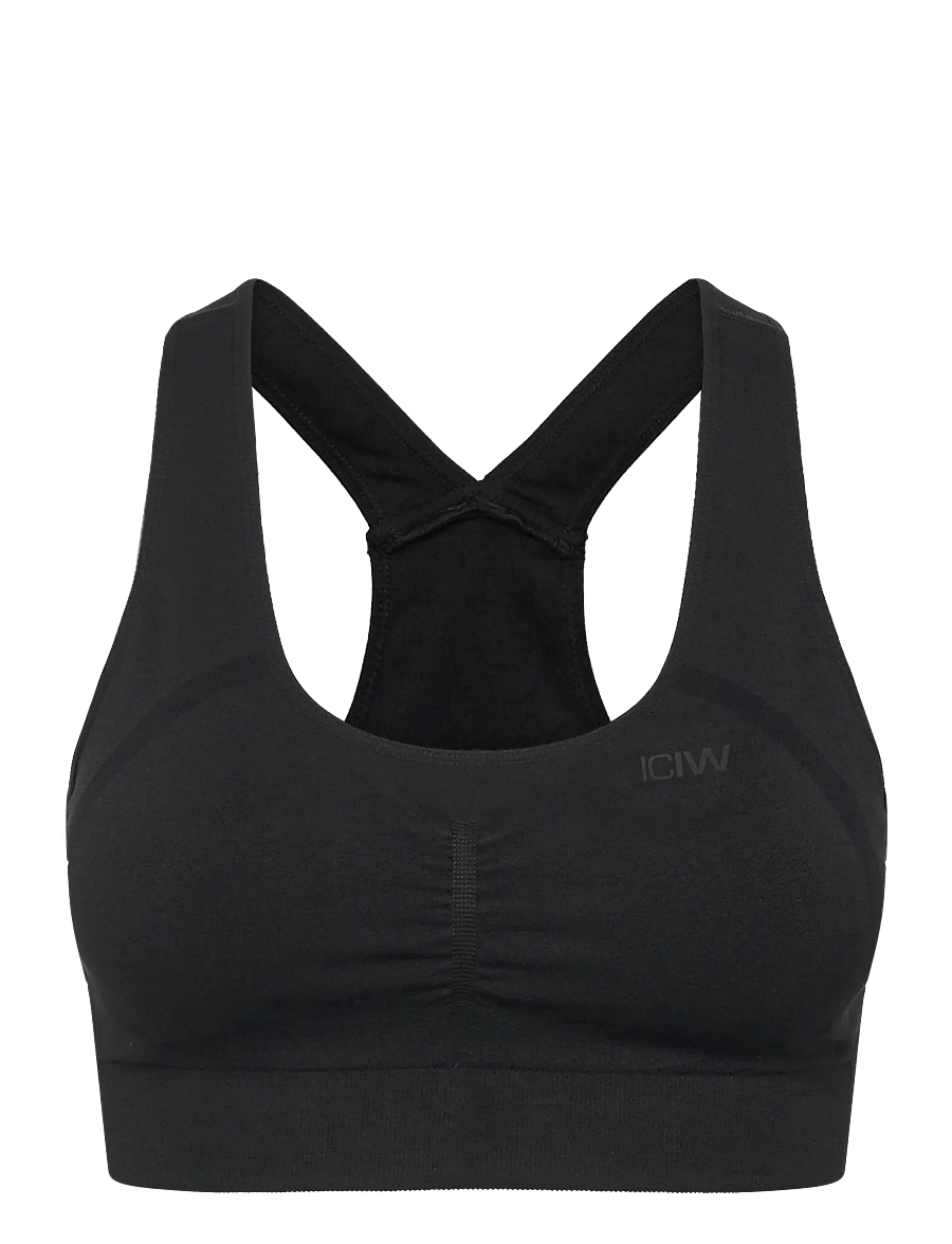 ICANIWILL - Rush Seamless Sports Bra - sporta krūšturi - black - 1