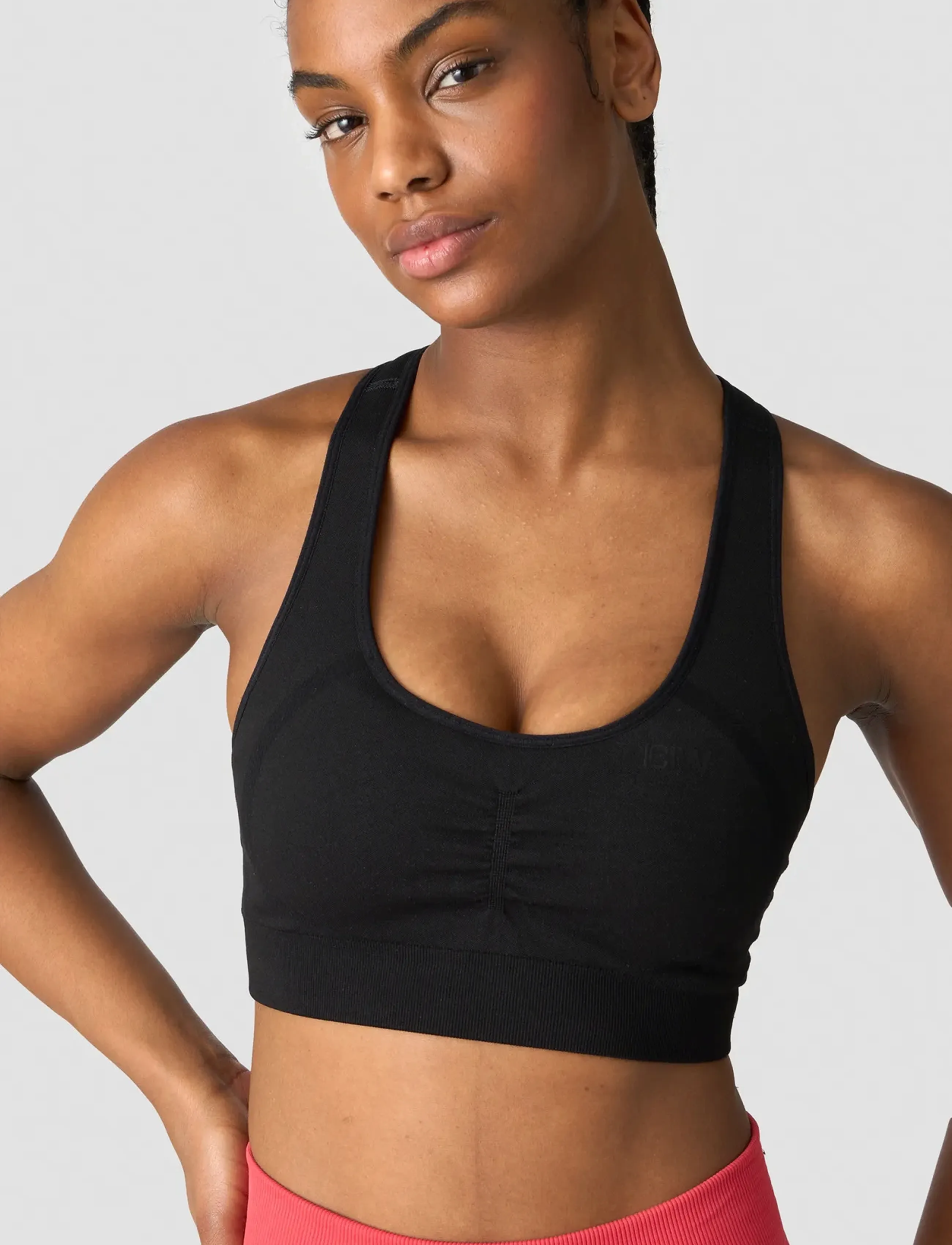 ICANIWILL - Rush Seamless Sports Bra - sporta krūšturi - black - 5