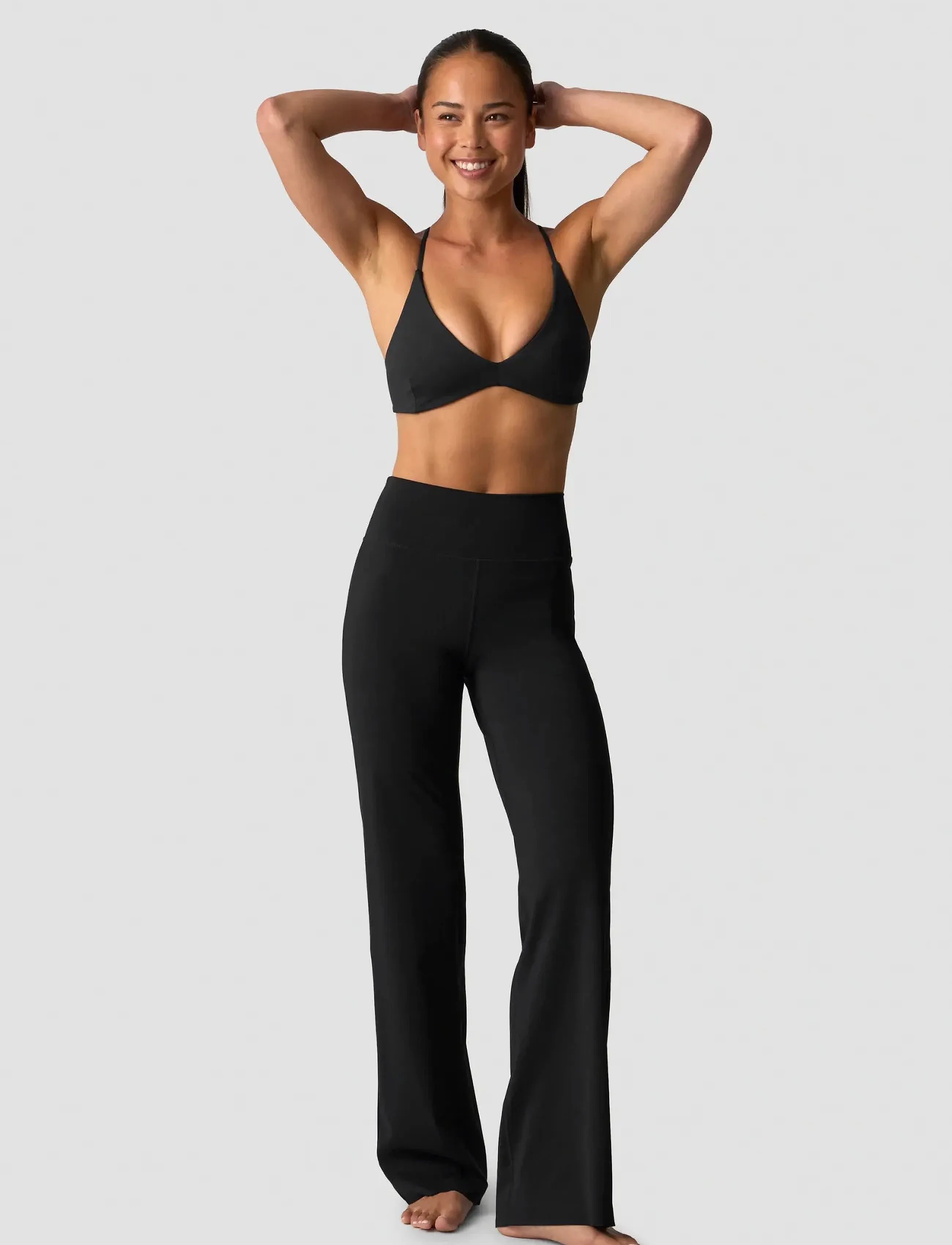 ICANIWILL - Nimble Straight Leg Pants - spordipüksid - black - 5