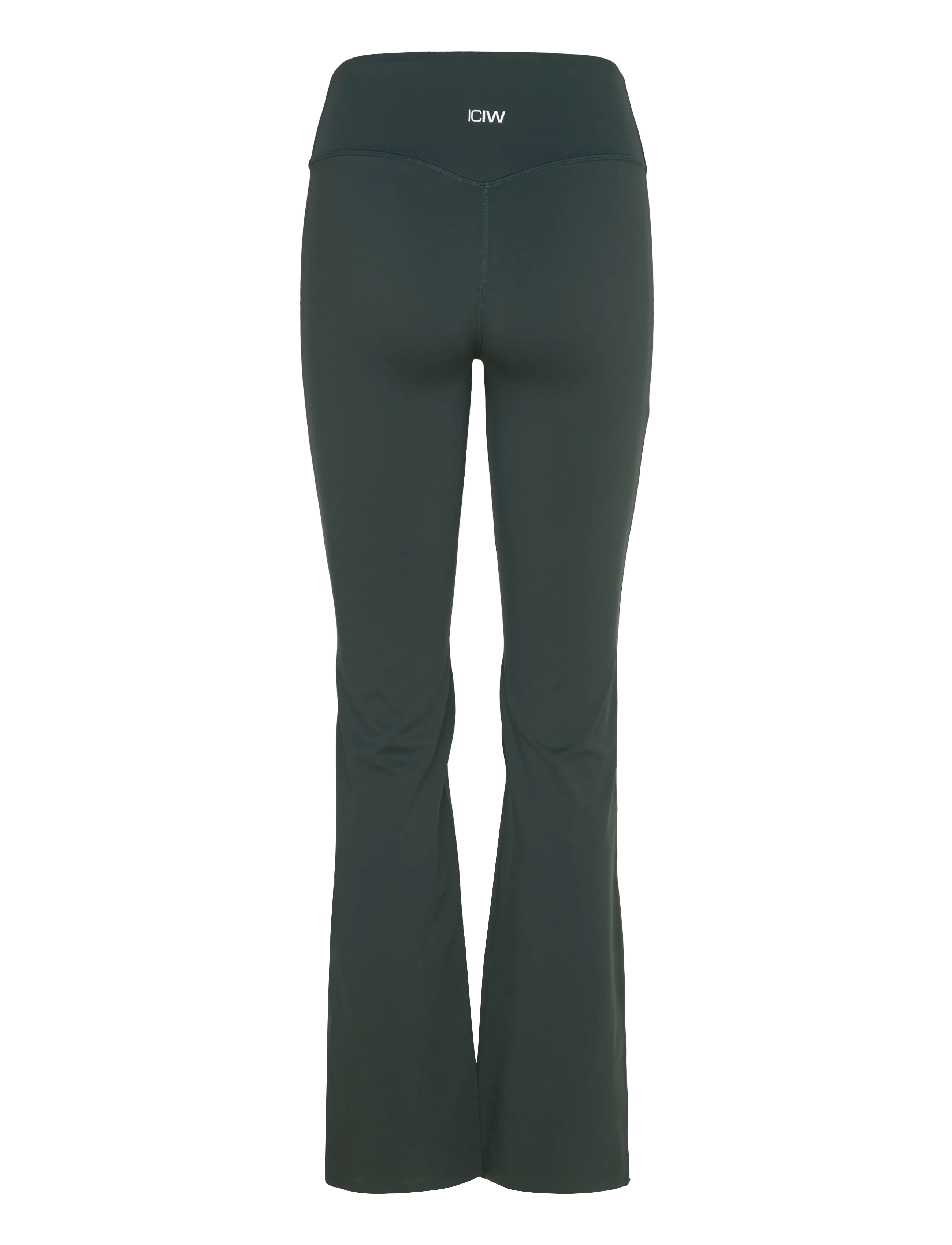 ICANIWILL - Nimble Flared Tights - volle länge - dark green - 2