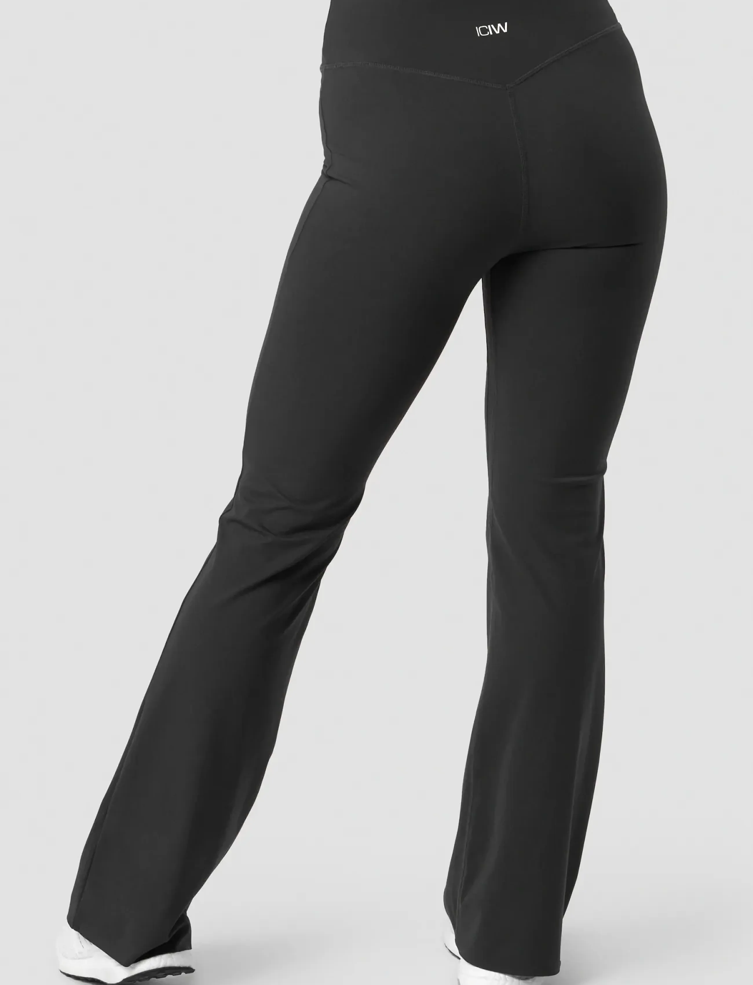 ICANIWILL - Nimble Flared Tights - full längd - dark grey - 3