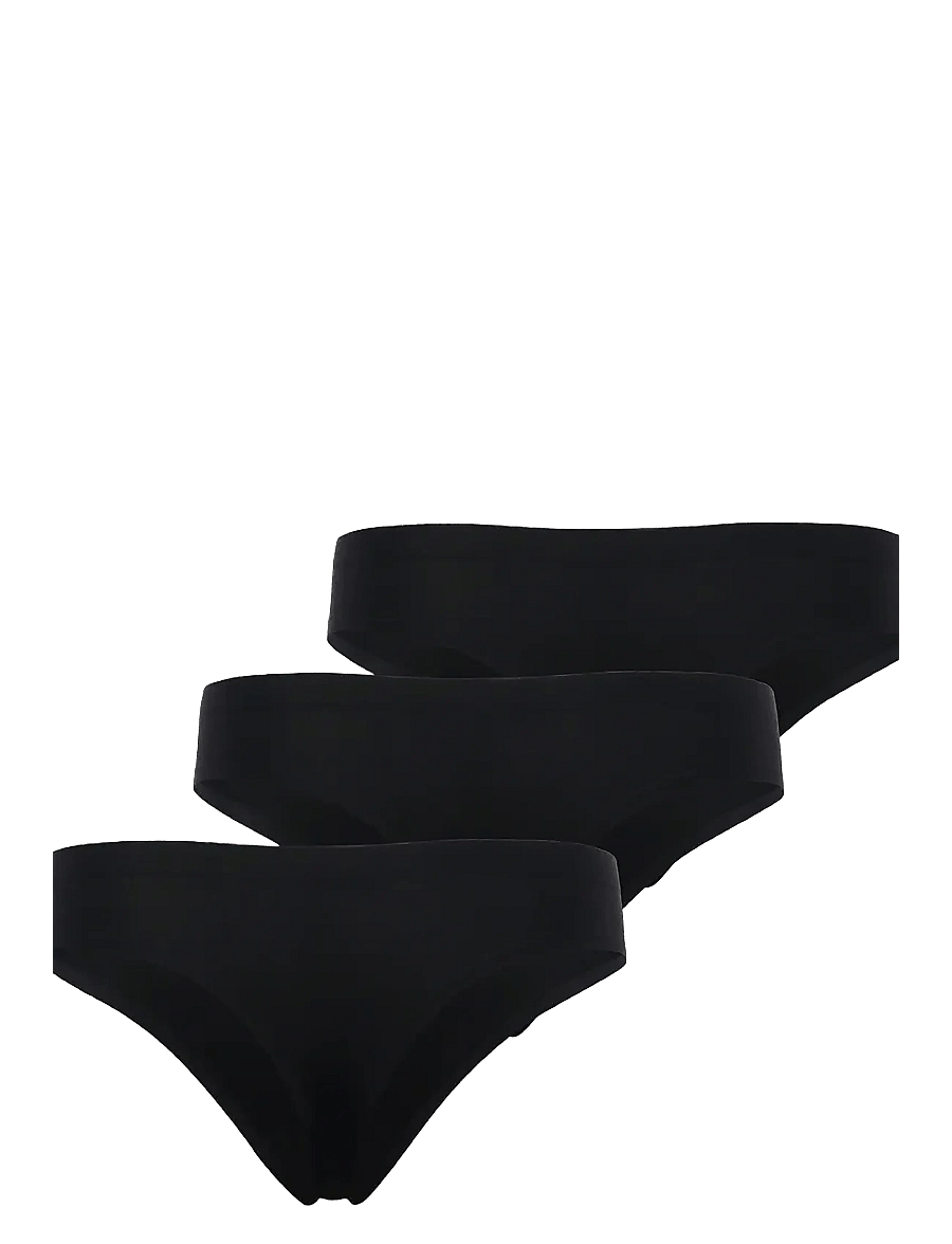 ICANIWILL - Invisible Thong 3-pack - undertøj og sokker - black - 0