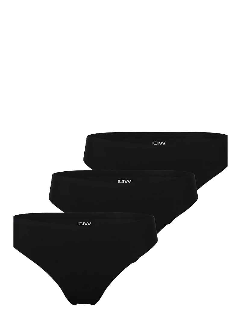 ICANIWILL - Invisible Thong 3-pack - unterwäsche - black - 1