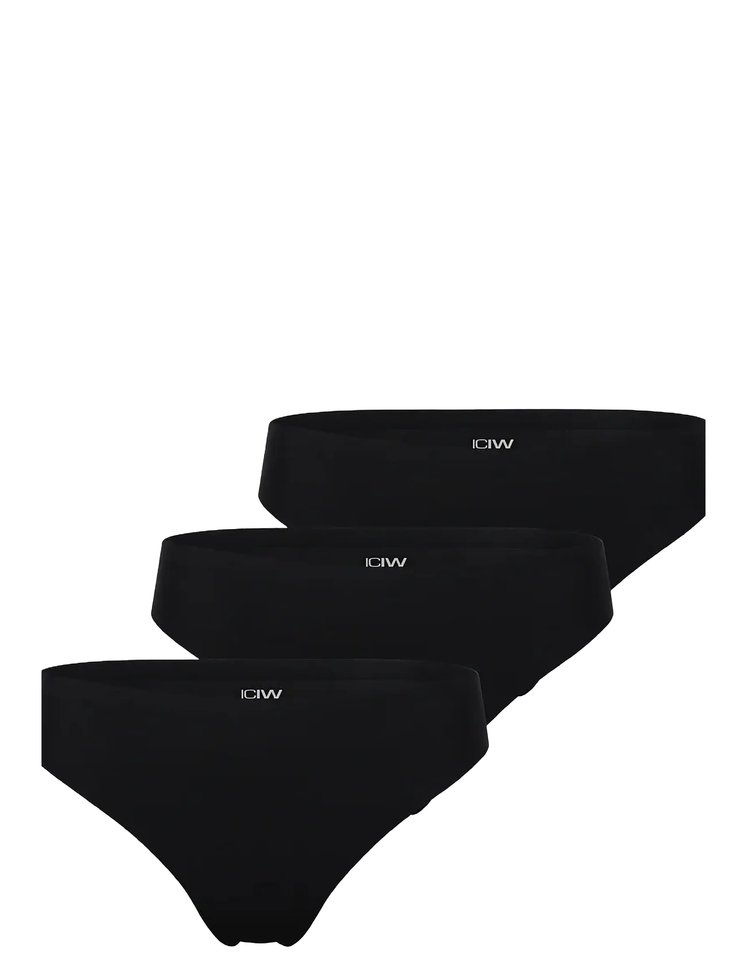 ICANIWILL - Invisible Thong 3-pack - die niedrigsten preise - black - 1