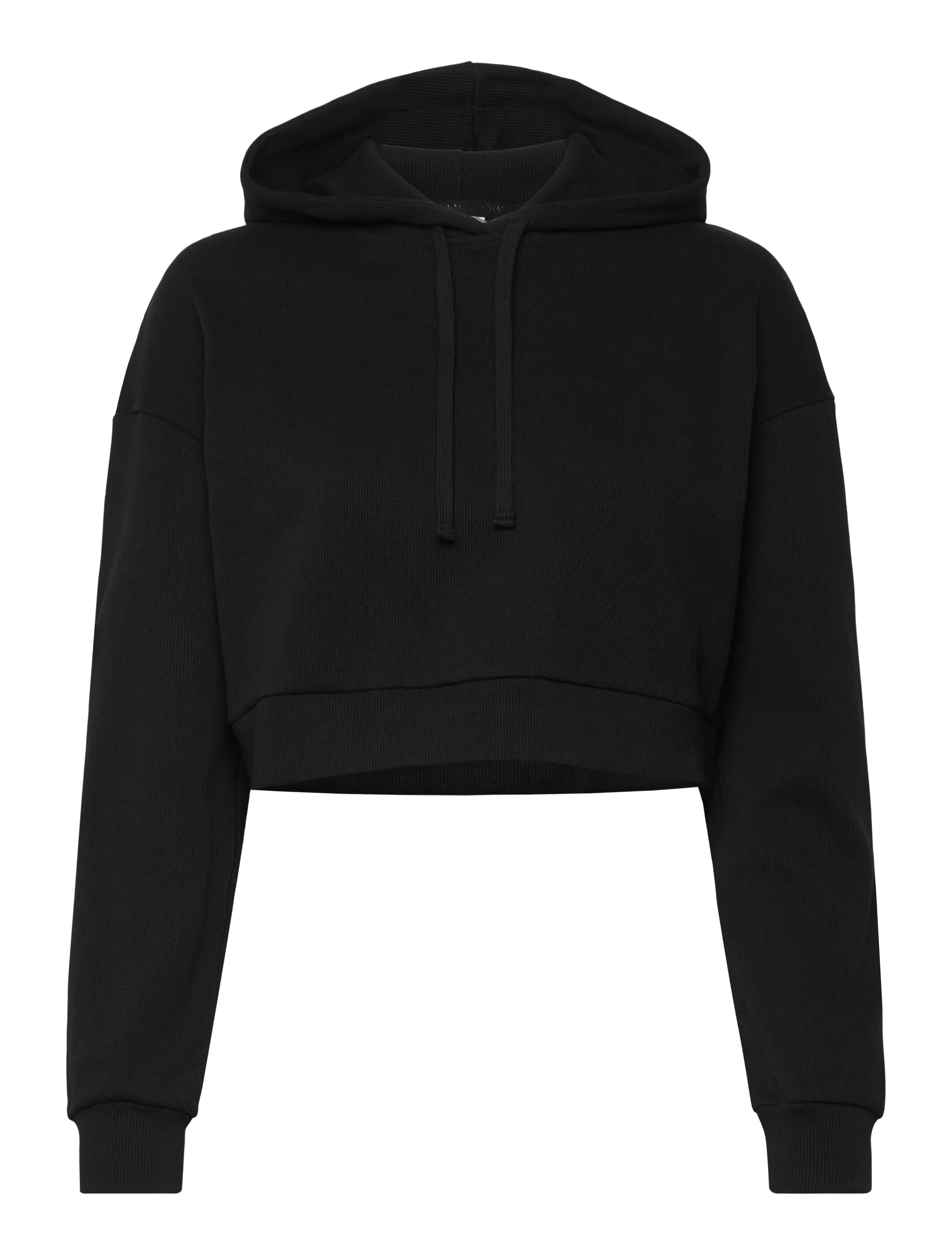 ICANIWILL Recharge Cropped Hoodie W - Kläder - BLACK / black