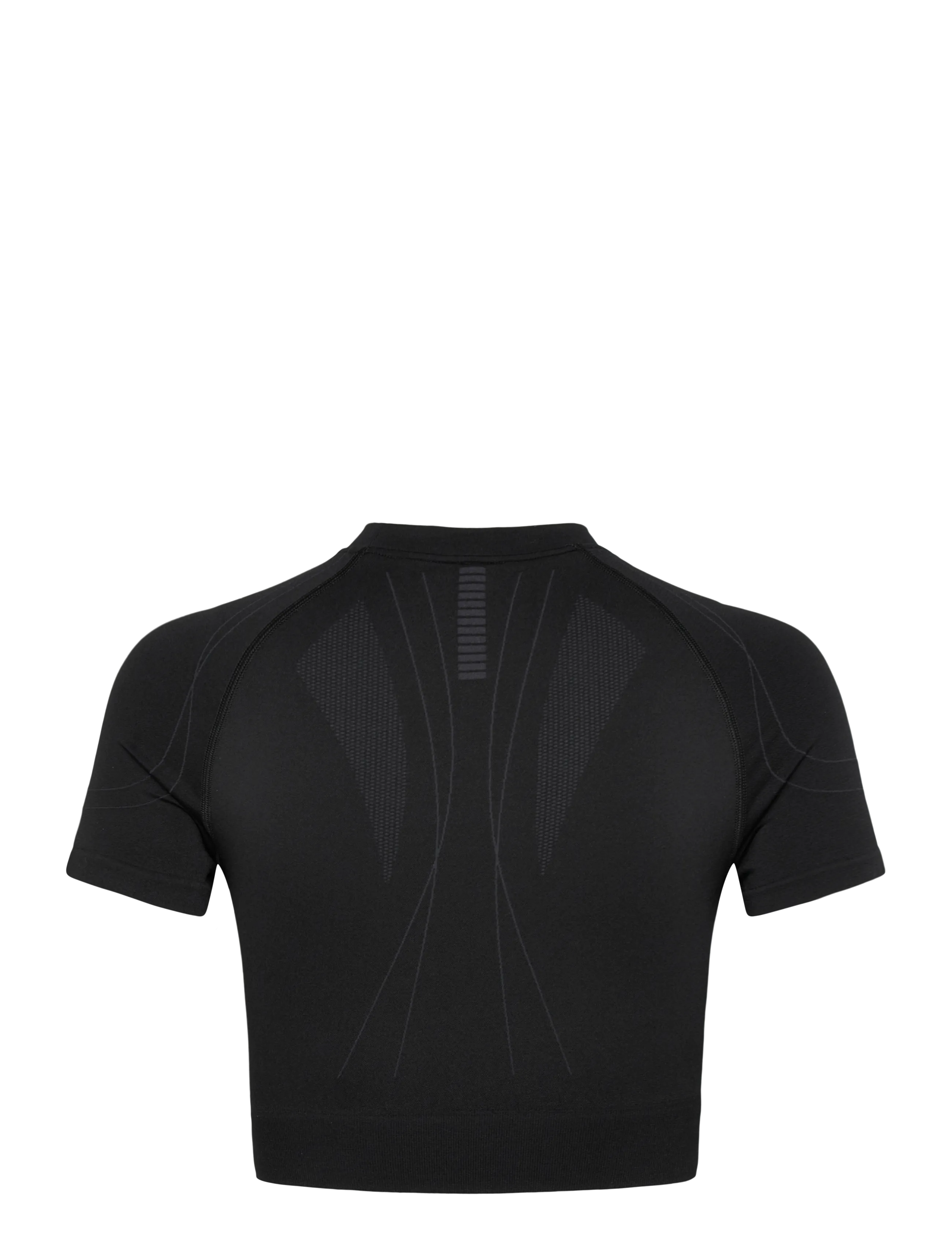 ICANIWILL - Ultra Seamless Cropped T-shirt Wmn - laveste priser - black - 2