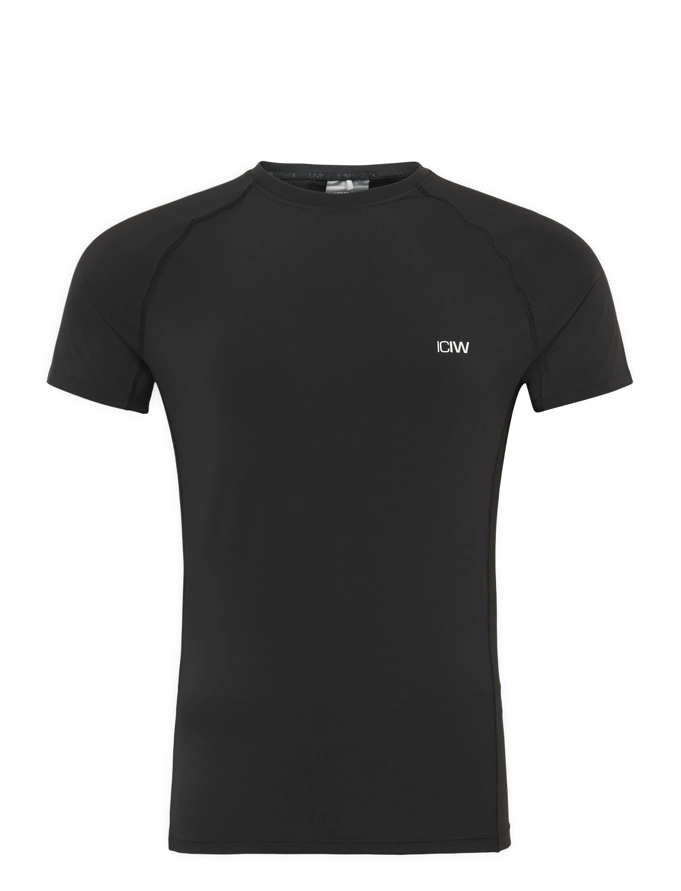 ICANIWILL Stride Muscle Fit T-shirt Men - Alussärgid ja T-särgid - BLACK / black